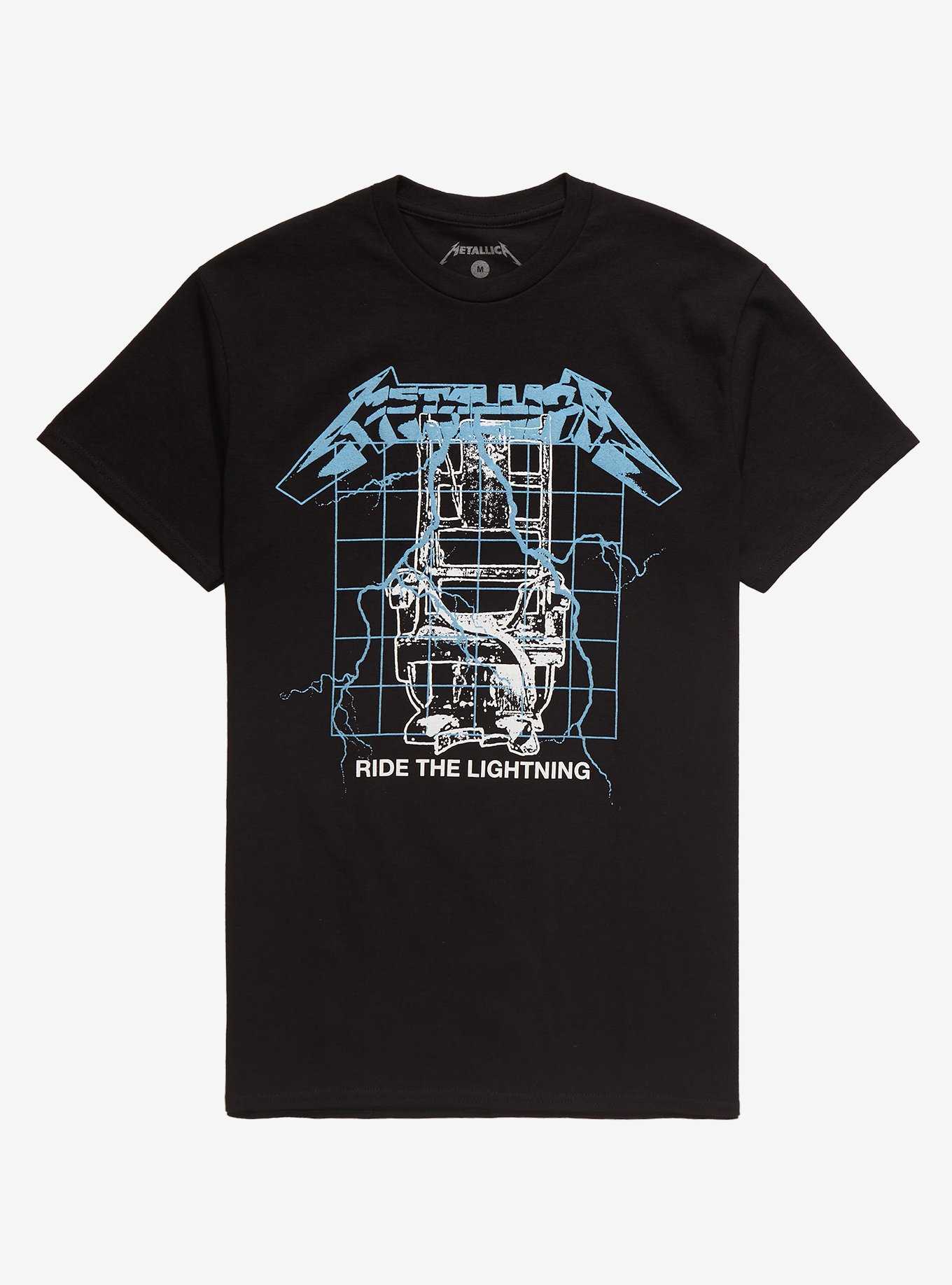 Metallica Ride The Lightning Puff Print T-Shirt | Hot Topic