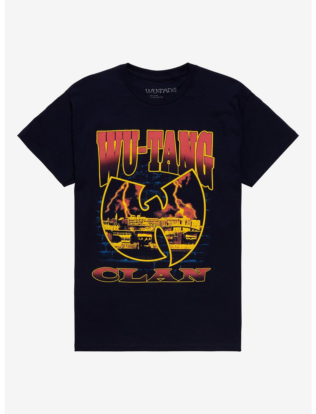 Wu-Tang Clan City Logo T-Shirt, NAVY, hi-res