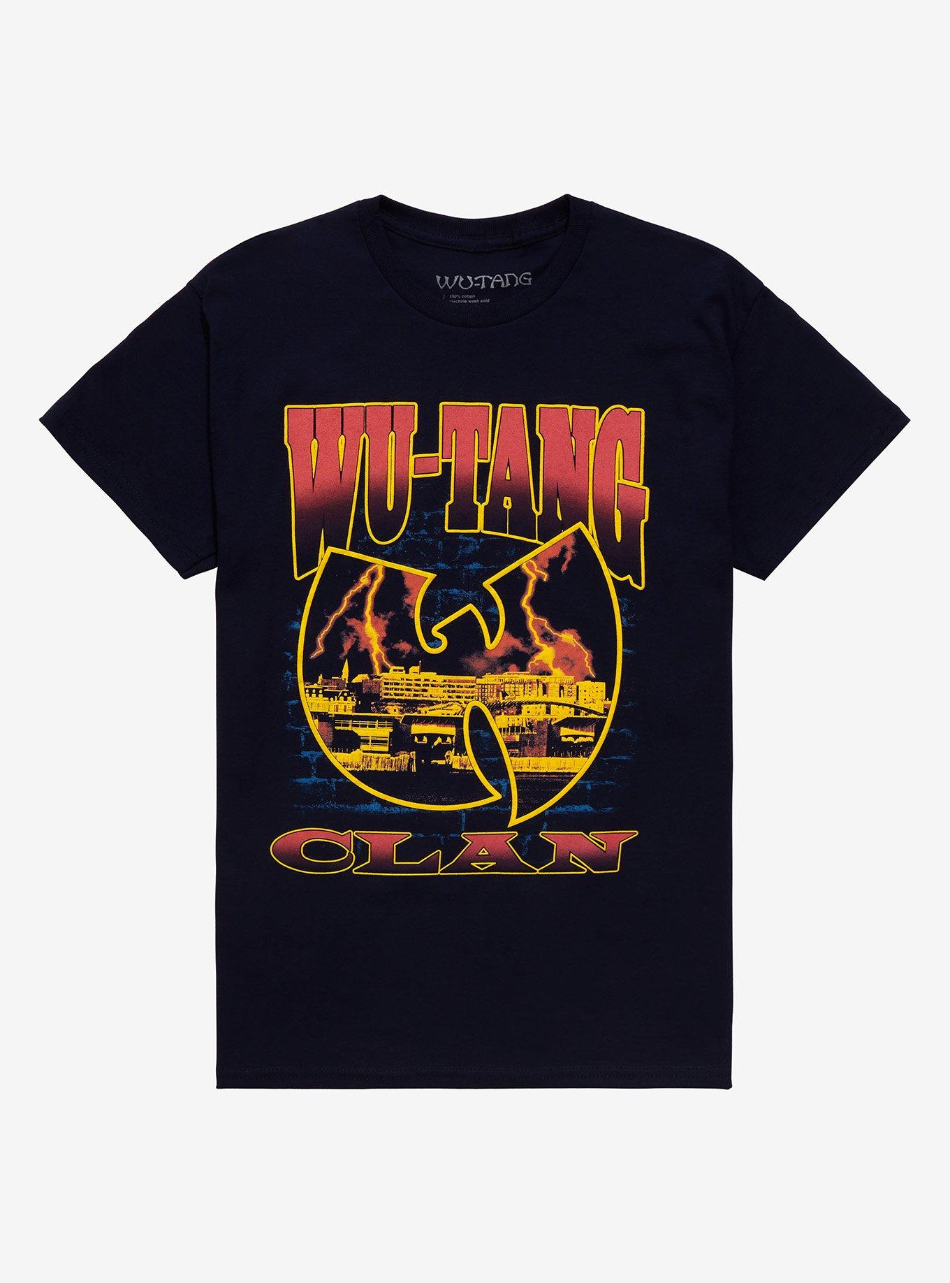 Wu-Tang Clan City Logo T-Shirt, NAVY, hi-res