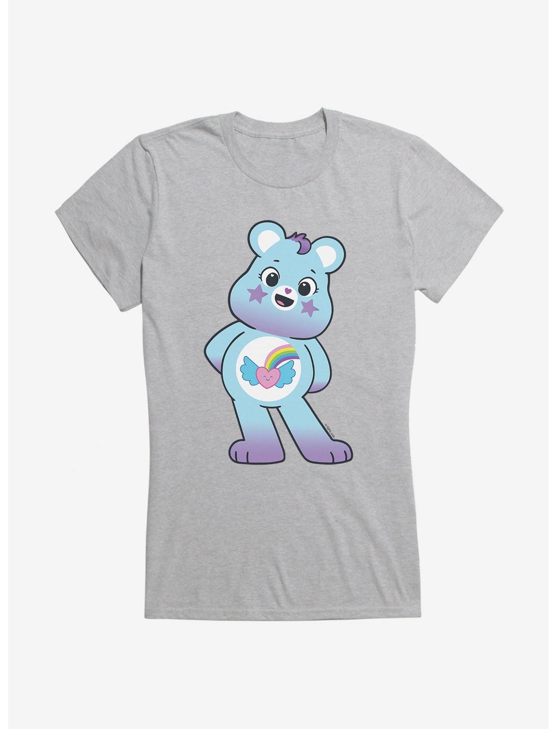 Care Bears Dream Bright Bear Standing Girls T-Shirt, HEATHER, hi-res