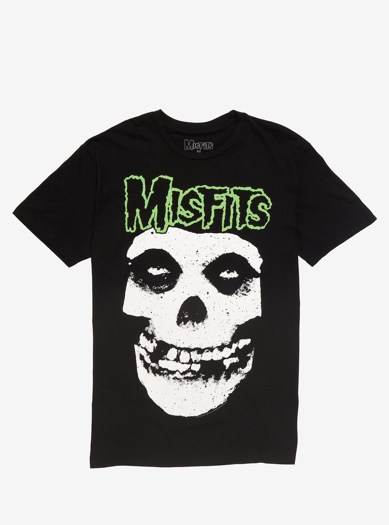 Green skull best sale t shirt