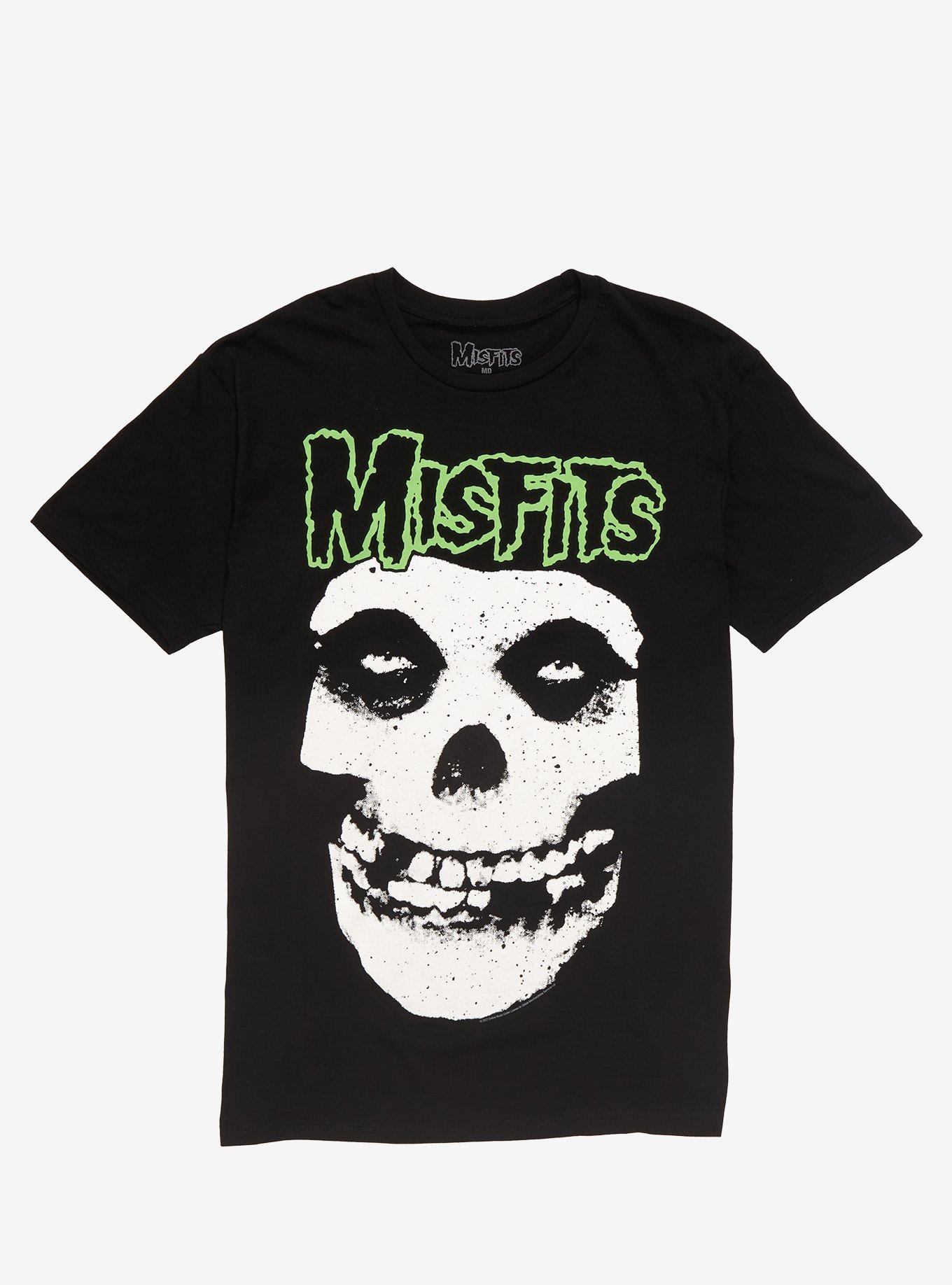 The Misfits - Mens Astro Zombies Baseball T-Shirt in Heather Grey/Black