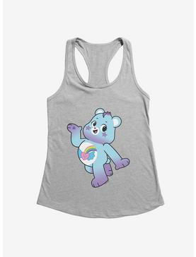 Care Bears Dream Bright Bear Pose Girls Tank, HEATHER, hi-res