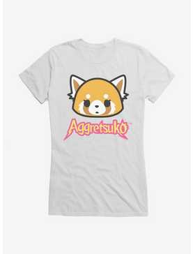 Aggretsuko Face Icon Girls T-Shirt, , hi-res