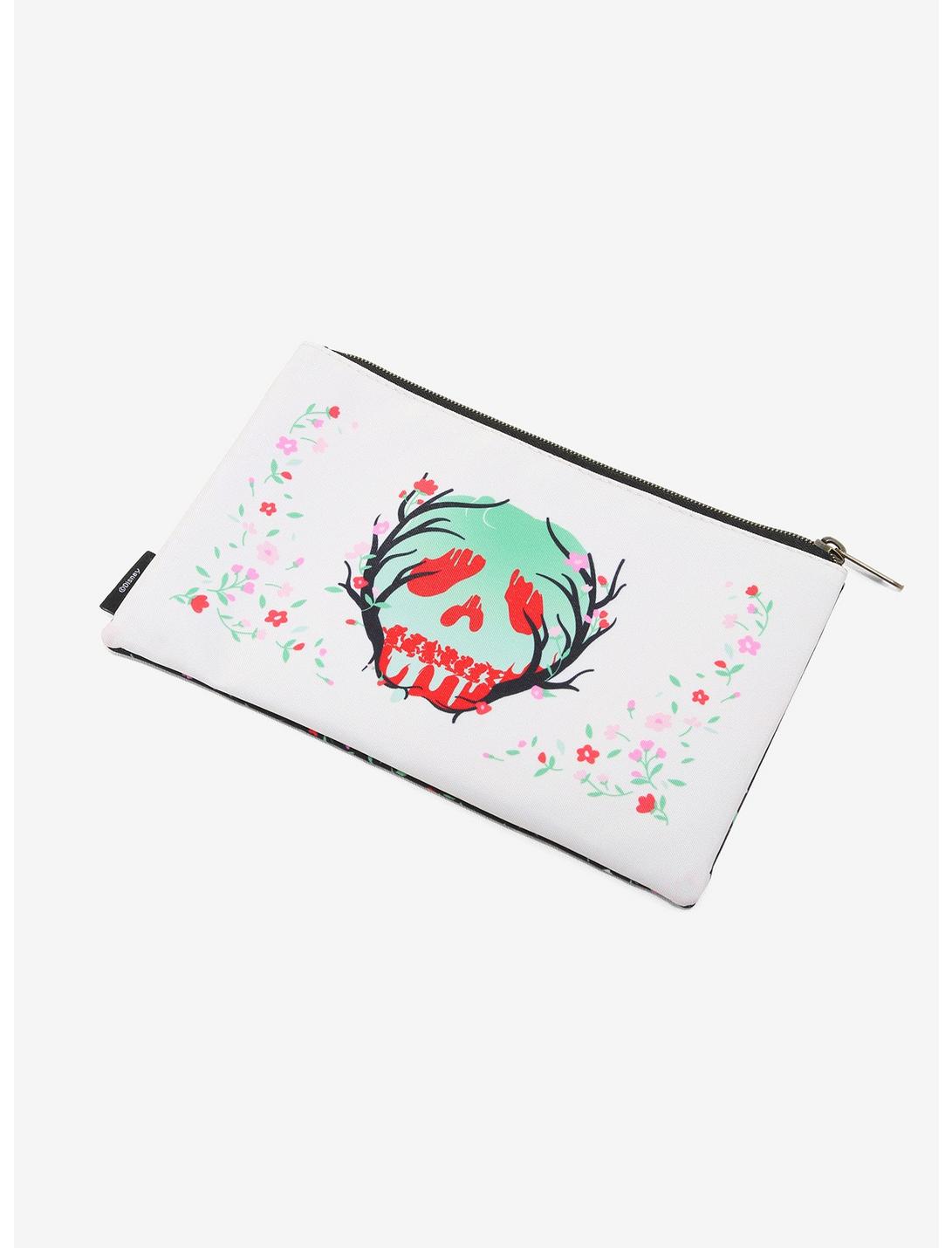 Loungefly Disney Snow White And The Seven Dwarfs Poison Apple Floral Makeup Bag, , hi-res