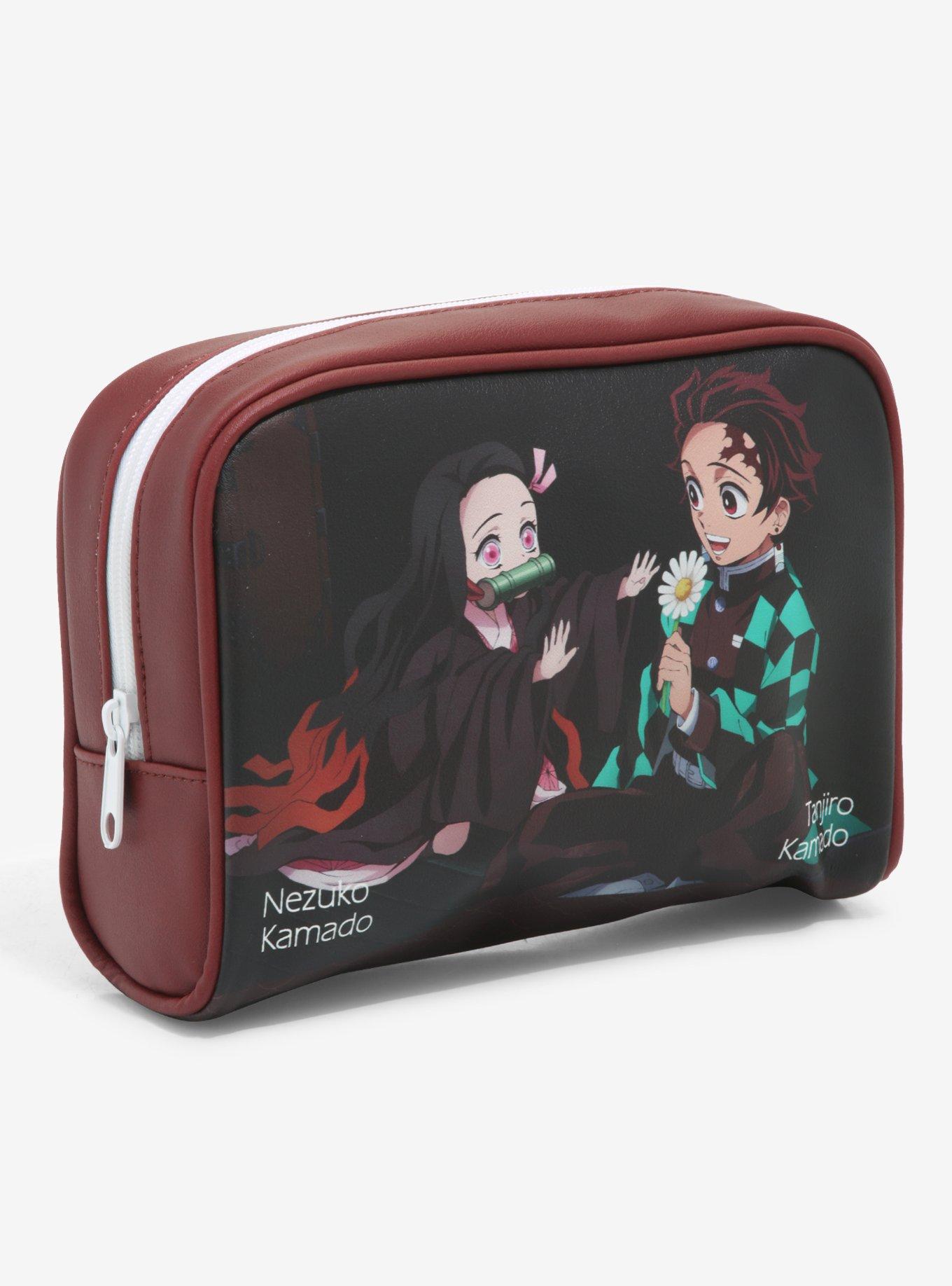 Demon Slayer: Kimetsu No Yaiba Siblings Makeup Bag, , hi-res