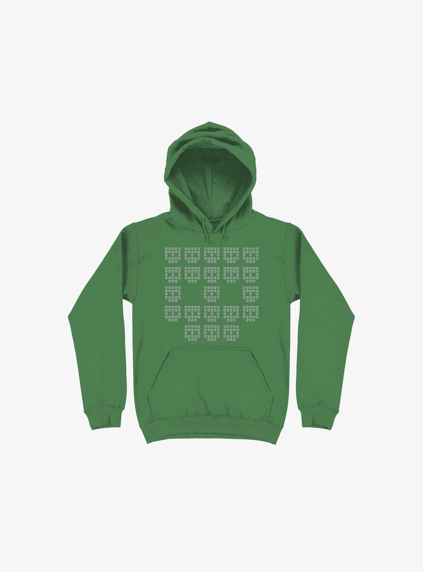 9724 Skulls Hoodie, KELLY GREEN, hi-res