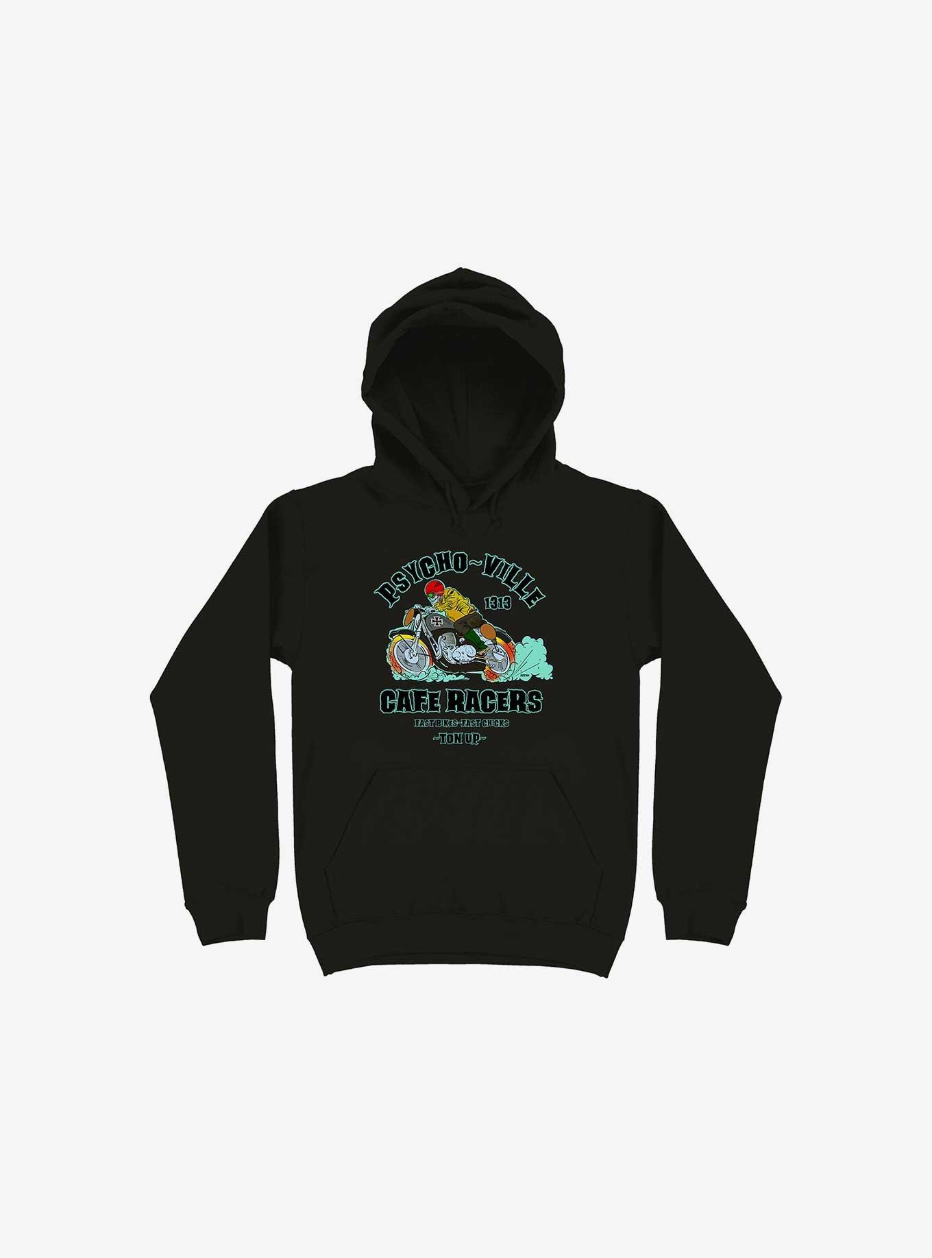 Cafe Racer Ghoul Hoodie, BLACK, hi-res