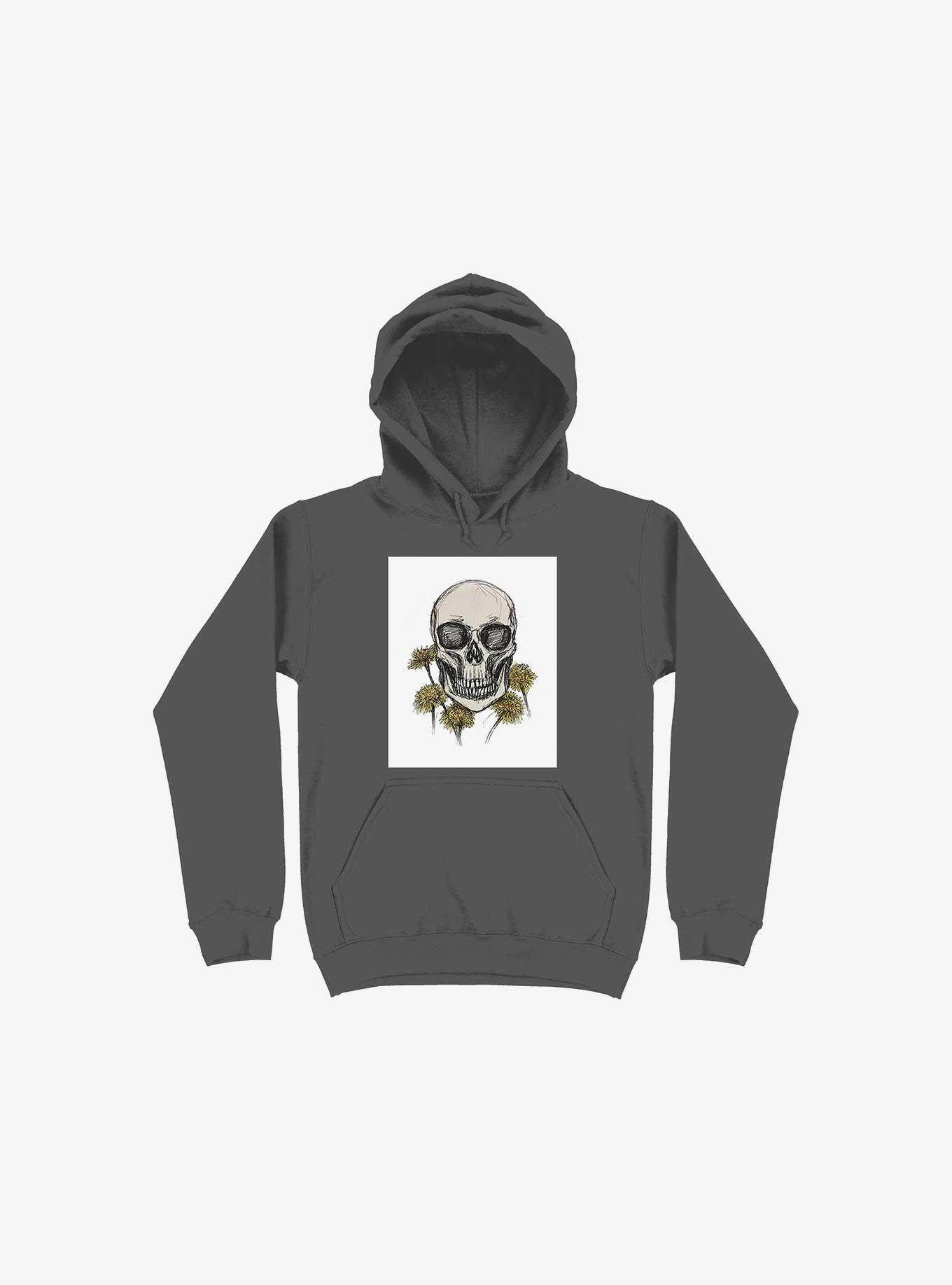 Dandy Skulls Hoodie, ASPHALT, hi-res