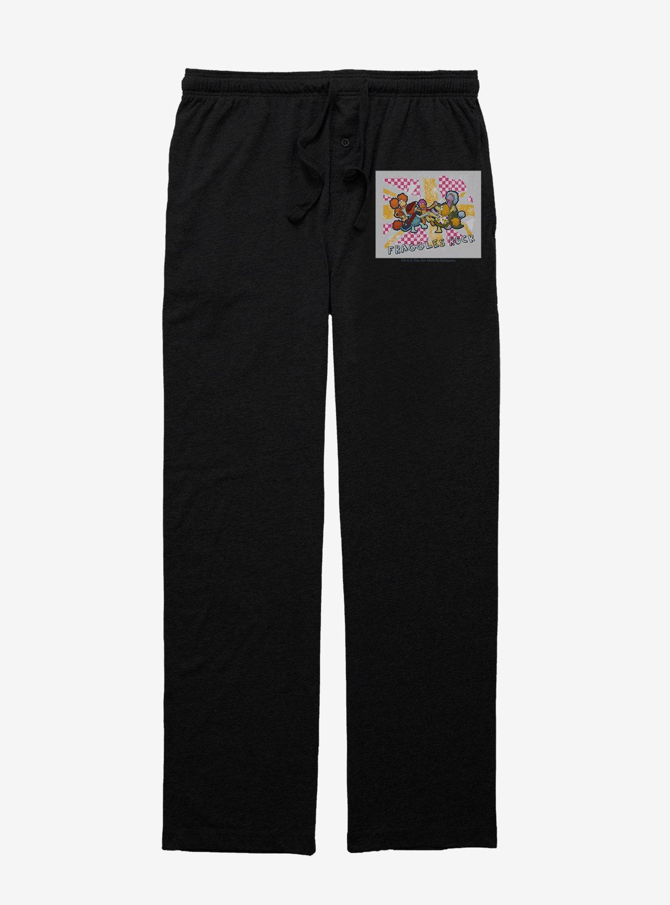 Jim Henson's Fraggle Rock Dancing Fraggles Pajama Pants, BLACK, hi-res