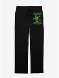 Jim Henson's Fraggle Rock Green On Pajama Pants, BLACK, hi-res