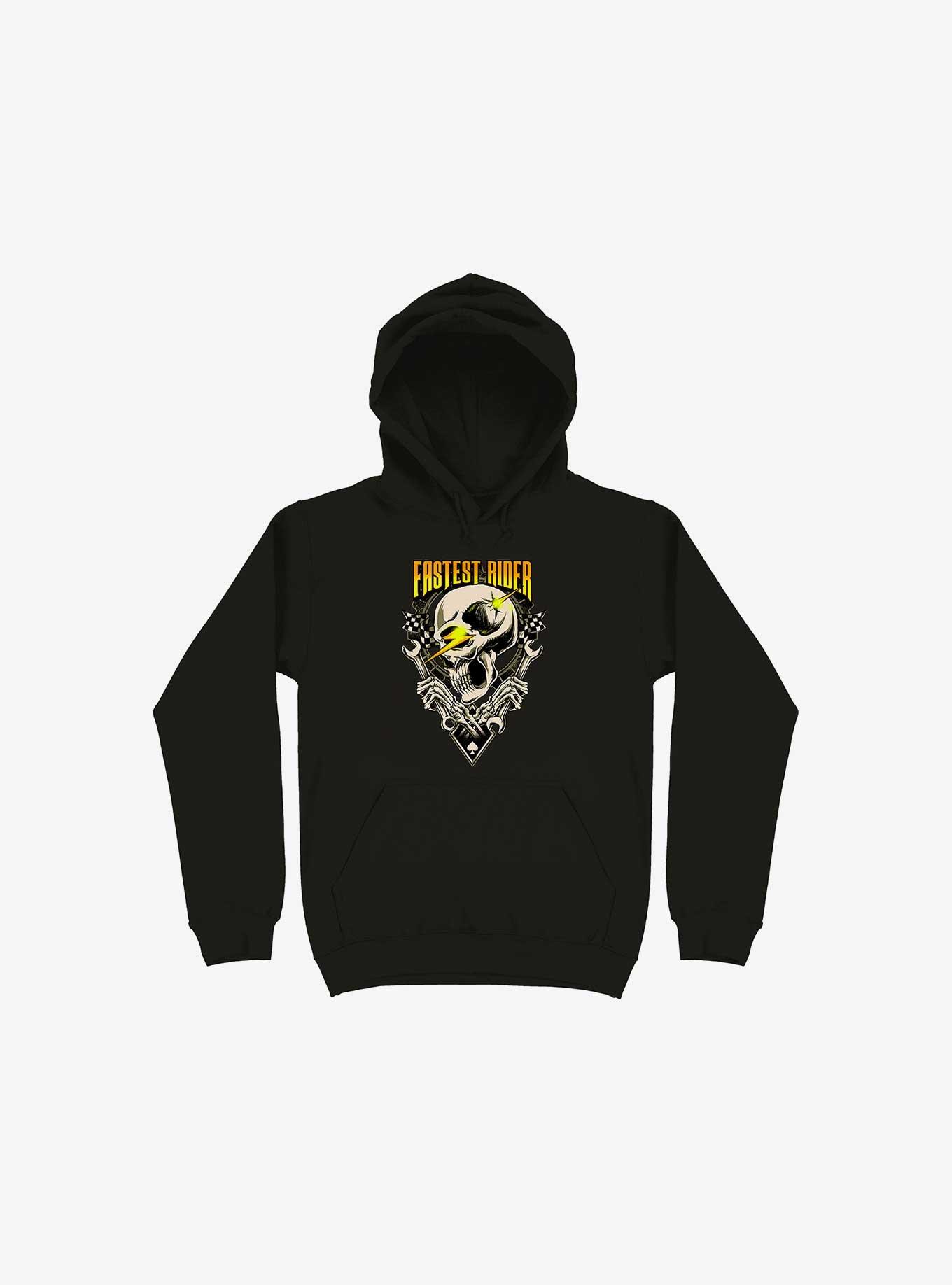 Fastest Rider Hoodie, BLACK, hi-res