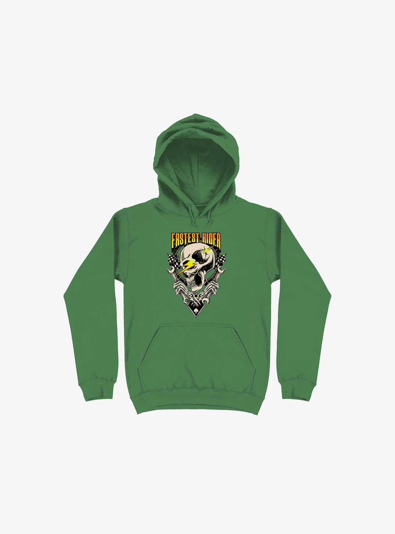 Fastest Rider Hoodie, KELLY GREEN, hi-res