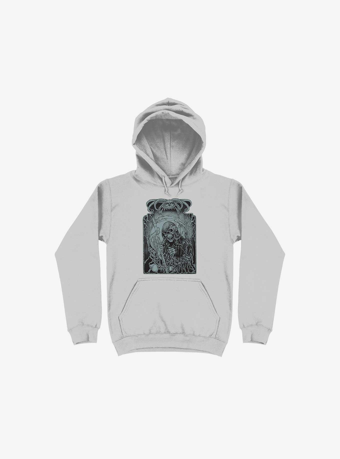 Grimm The Reaper Hoodie, SILVER, hi-res