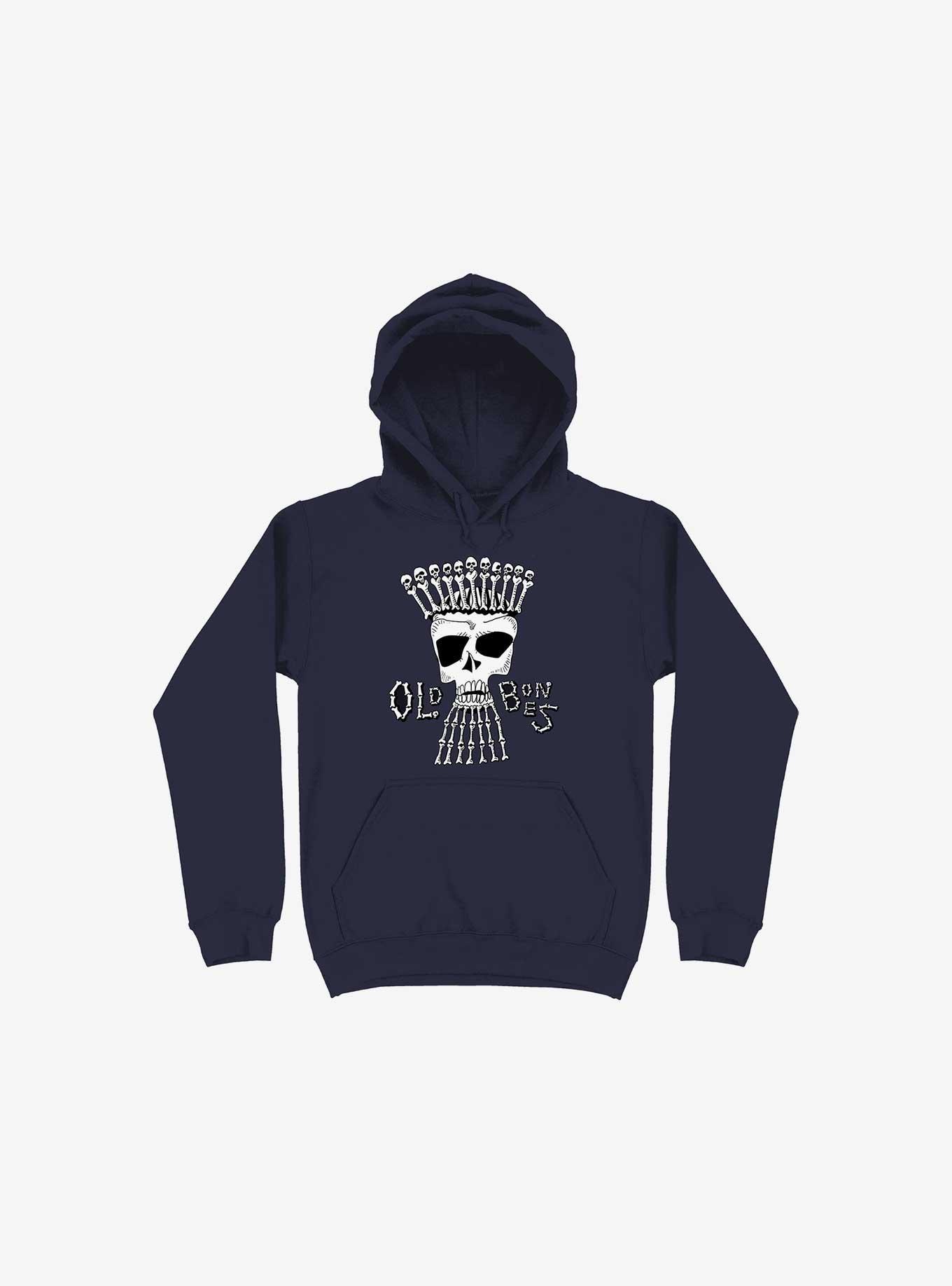 Hard Rock Old Bones Hoodie, NAVY, hi-res