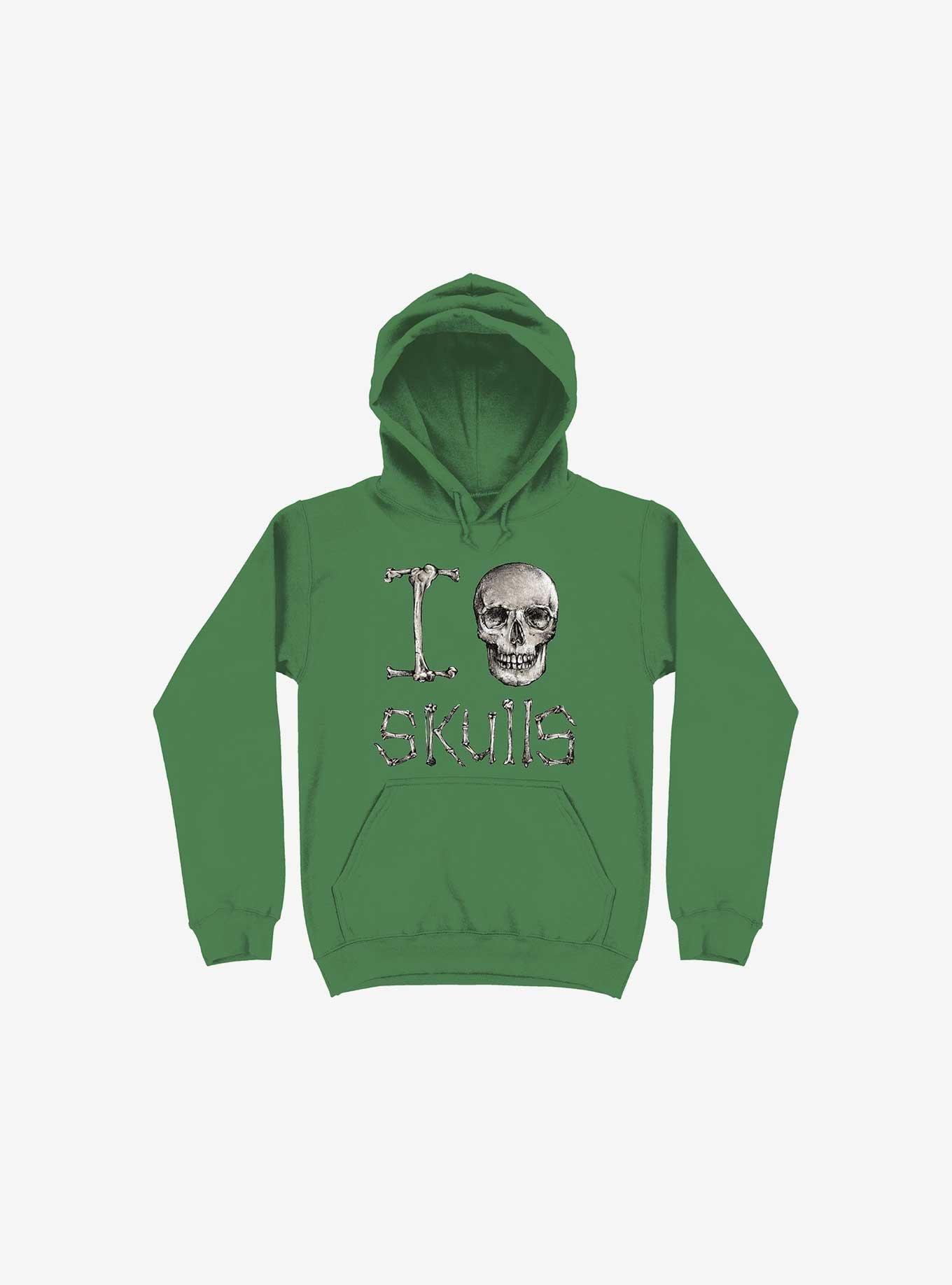 I Love Skulls Hoodie, , hi-res