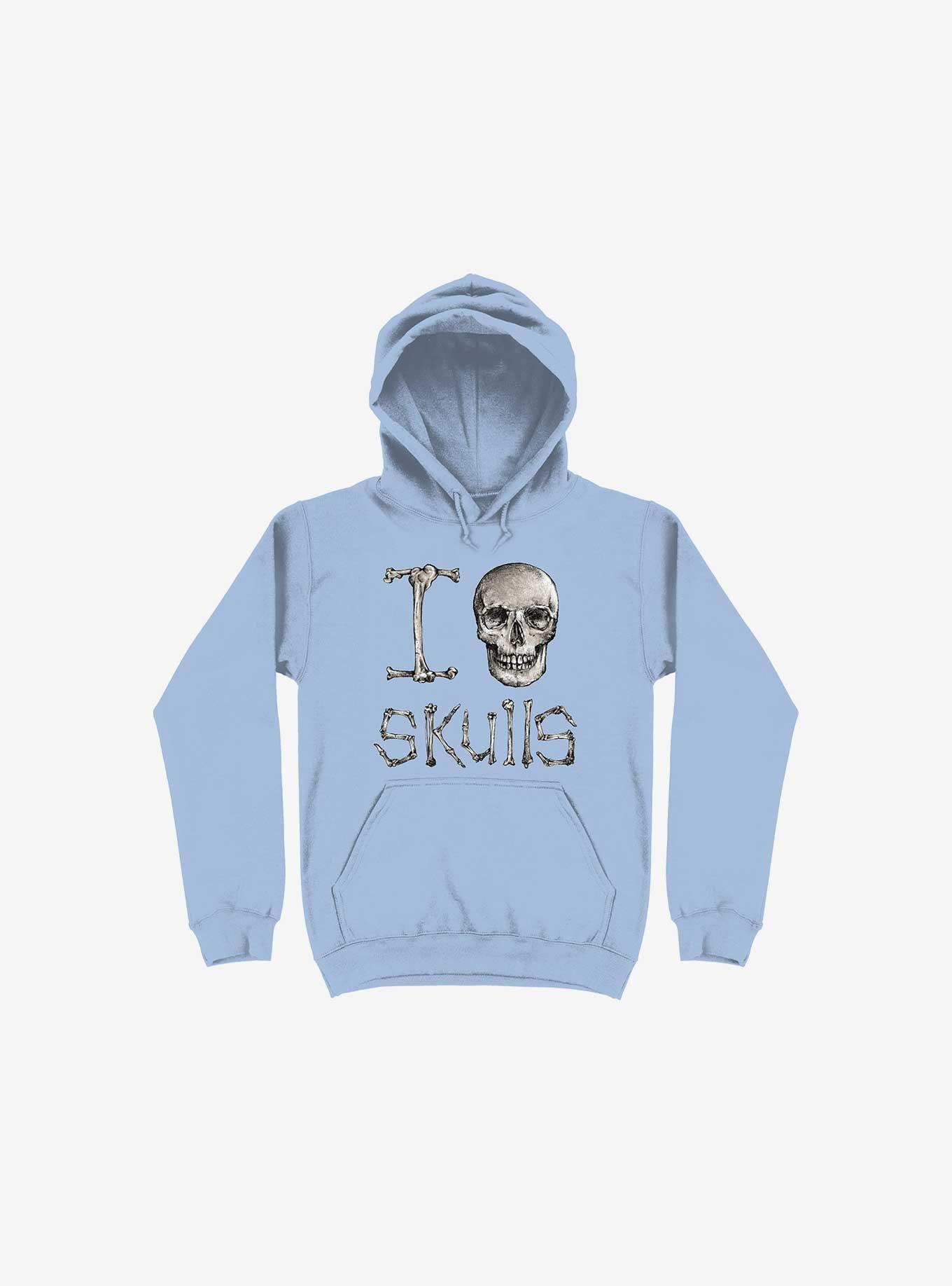 I Love Skulls Hoodie, , hi-res