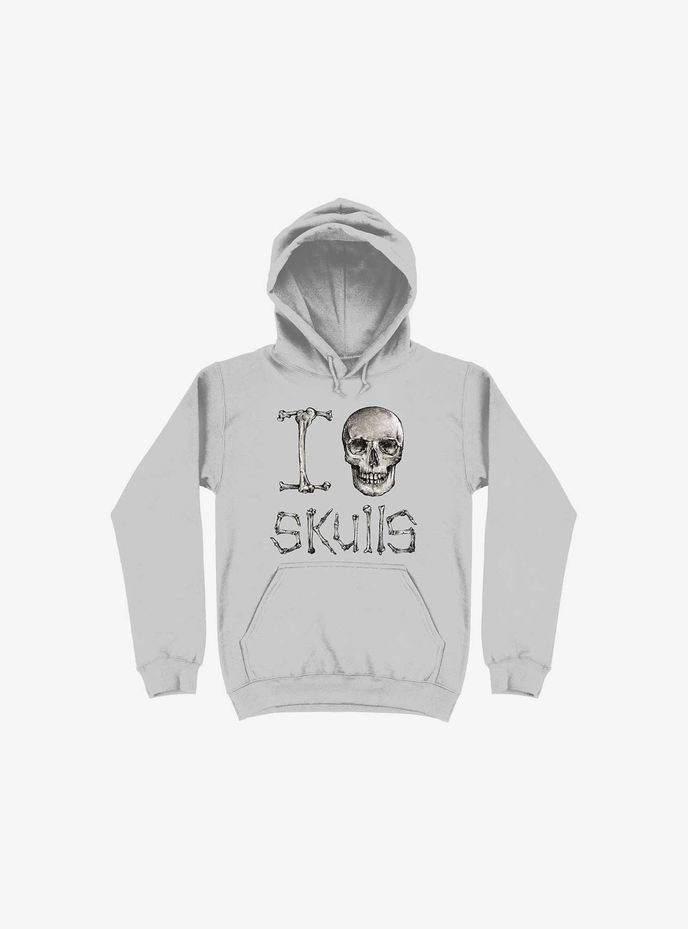 I Love Skulls Hoodie, , hi-res