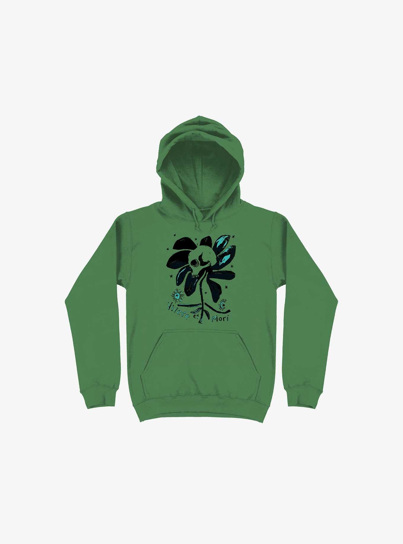 Life And Death Hoodie, KELLY GREEN, hi-res