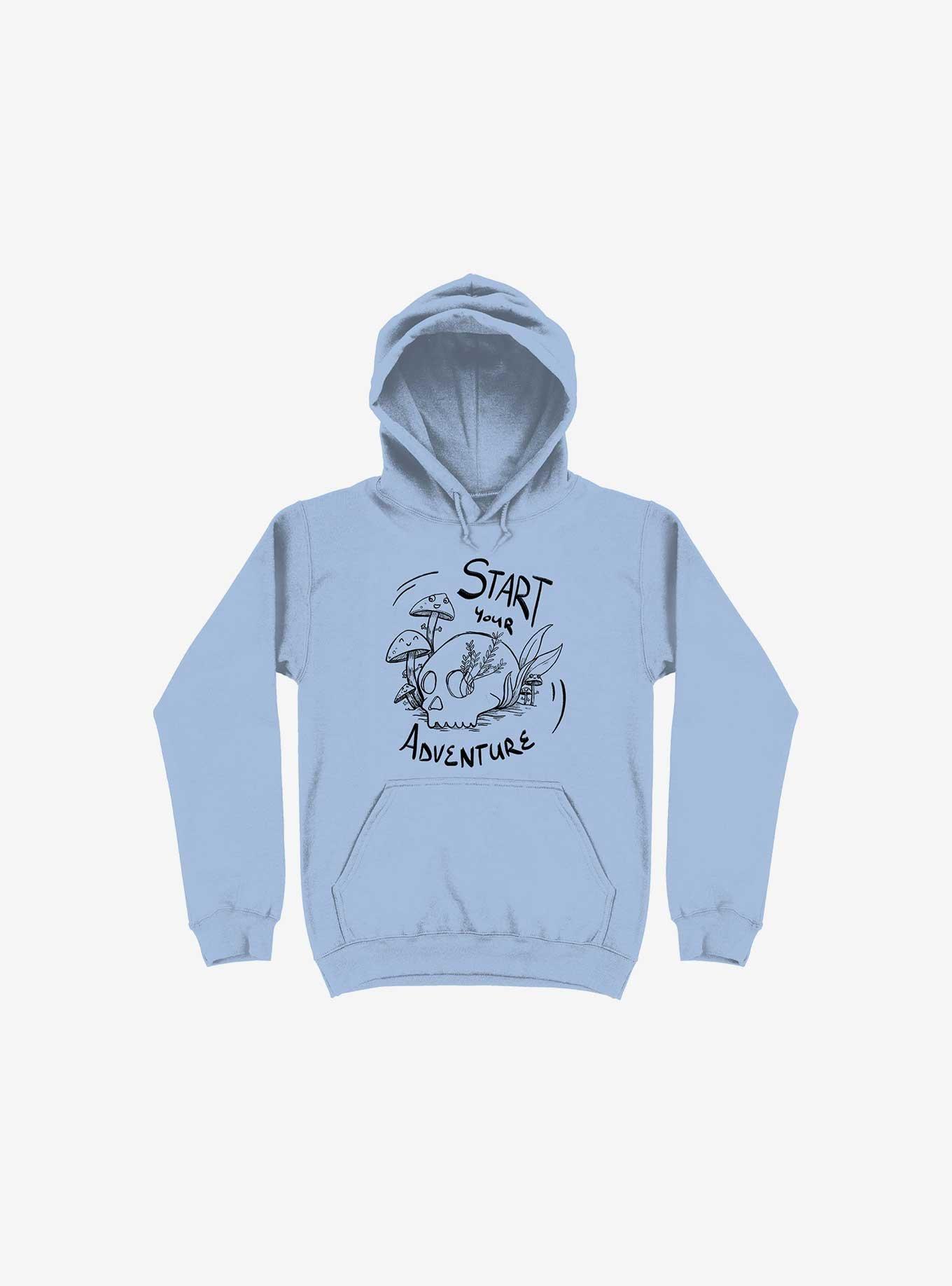 Start Your Adventure Hoodie, LIGHT BLUE, hi-res
