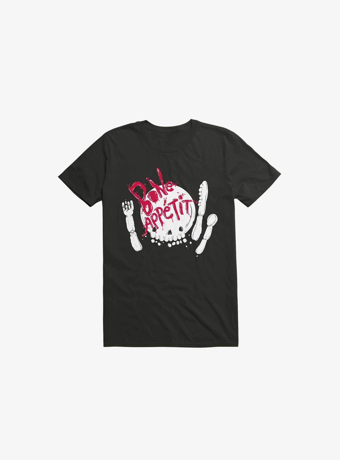 Bone Appetit T-Shirt, BLACK, hi-res