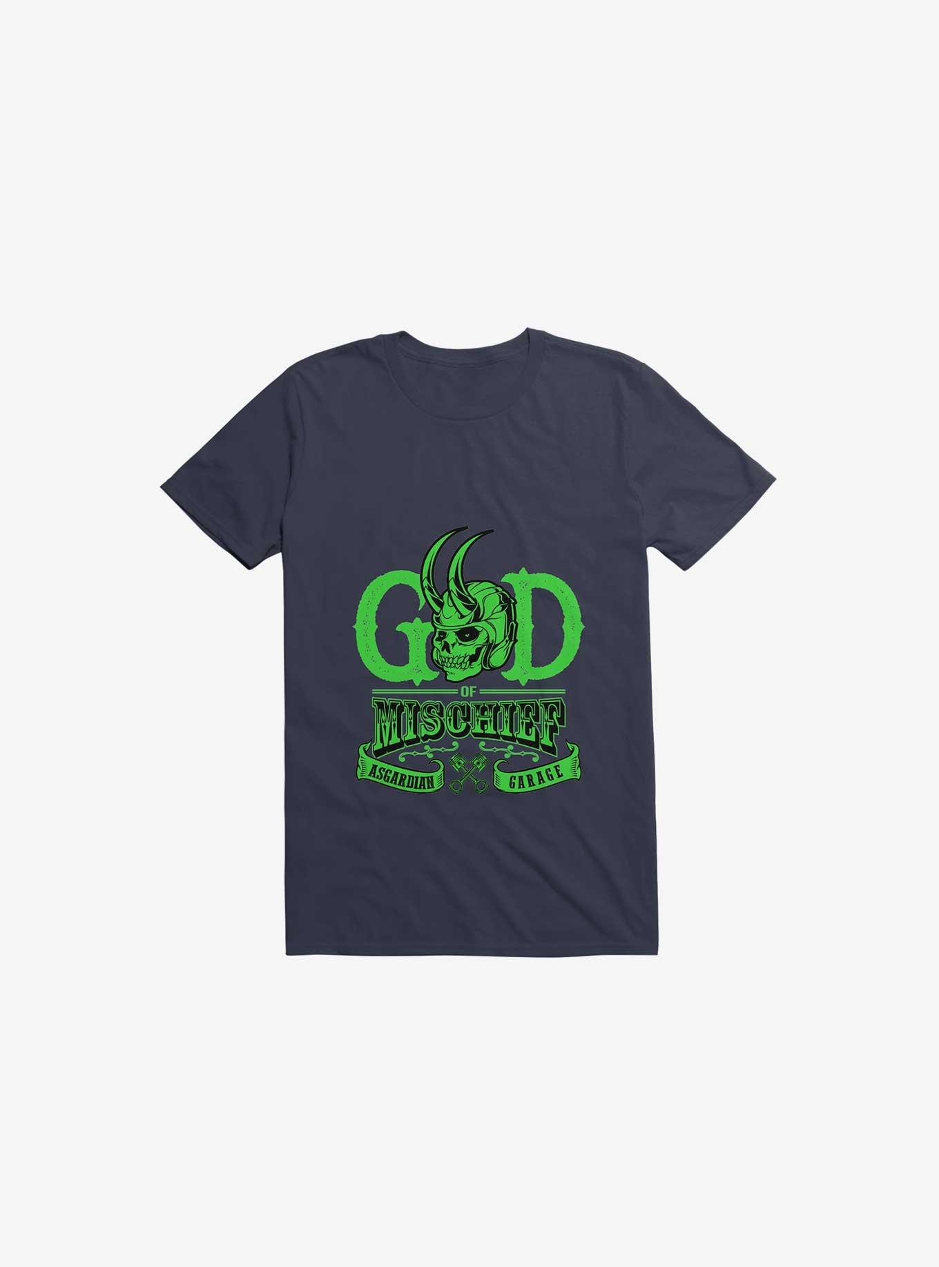 God Of Mischief T-Shirt, NAVY, hi-res