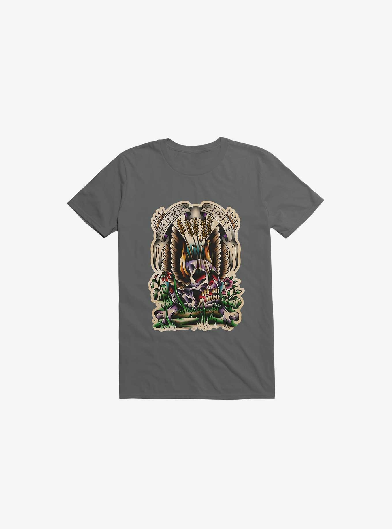 Memento Mori T-Shirt, CHARCOAL, hi-res
