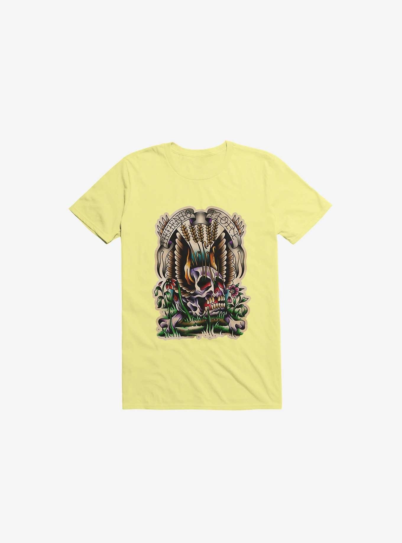 Memento Mori T-Shirt, CORN SILK, hi-res