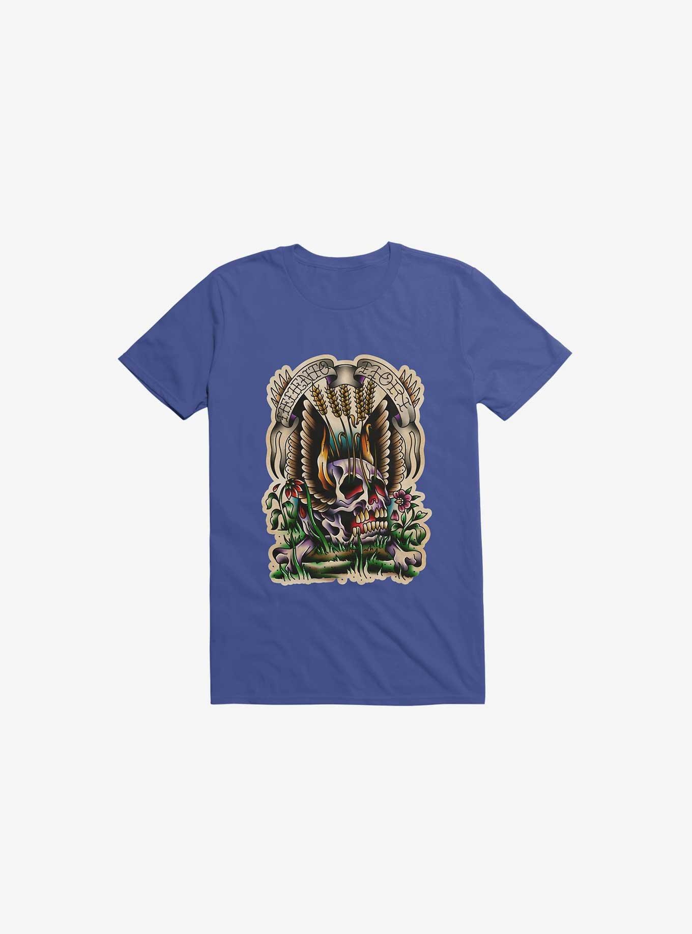Memento Mori T-Shirt, ROYAL, hi-res