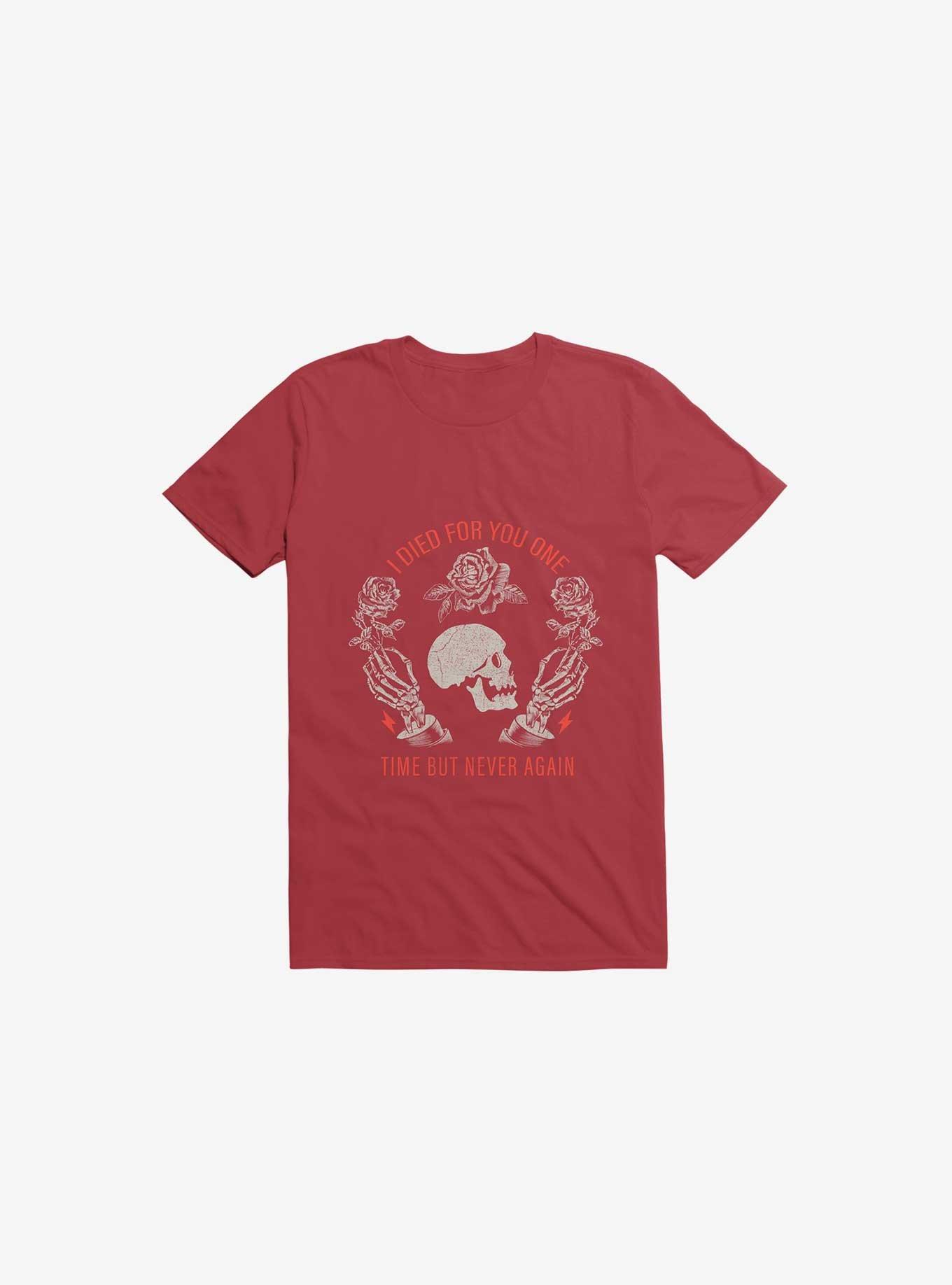 Never Again T-Shirt, RED, hi-res