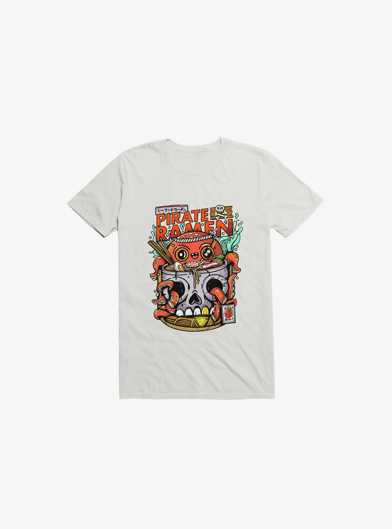 Pirate Ramen T-Shirt, WHITE, hi-res