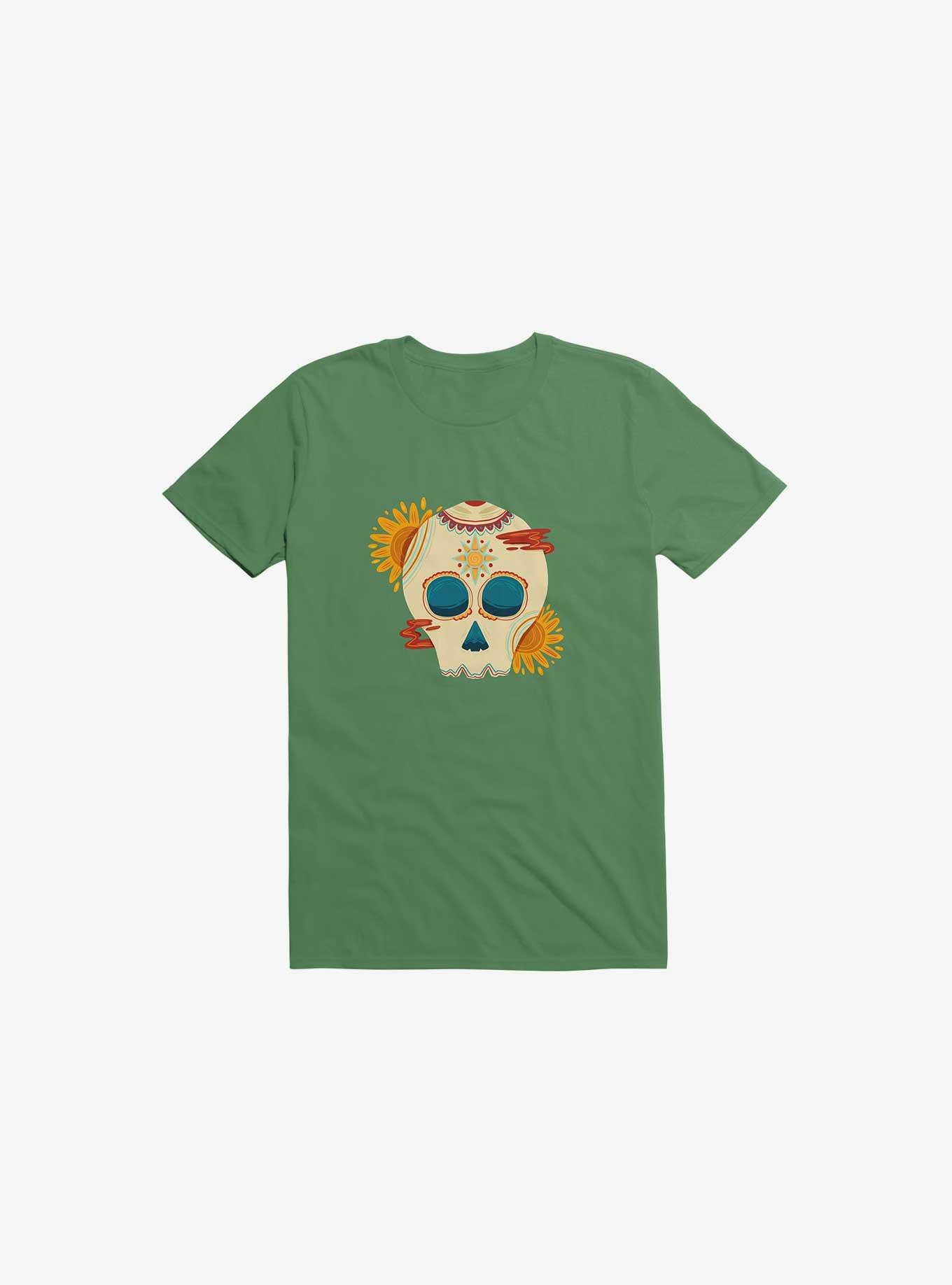 Skull Illustration T-Shirt, IRISH GREEN, hi-res