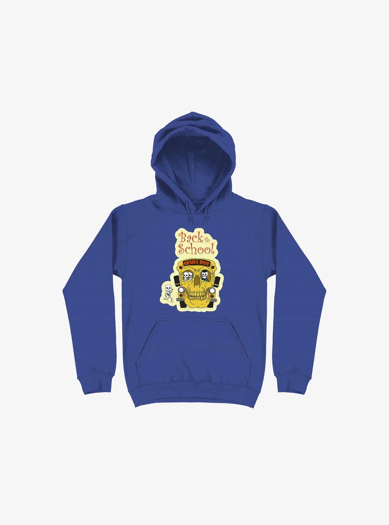 Back To Skull Hoodie, ROYAL, hi-res