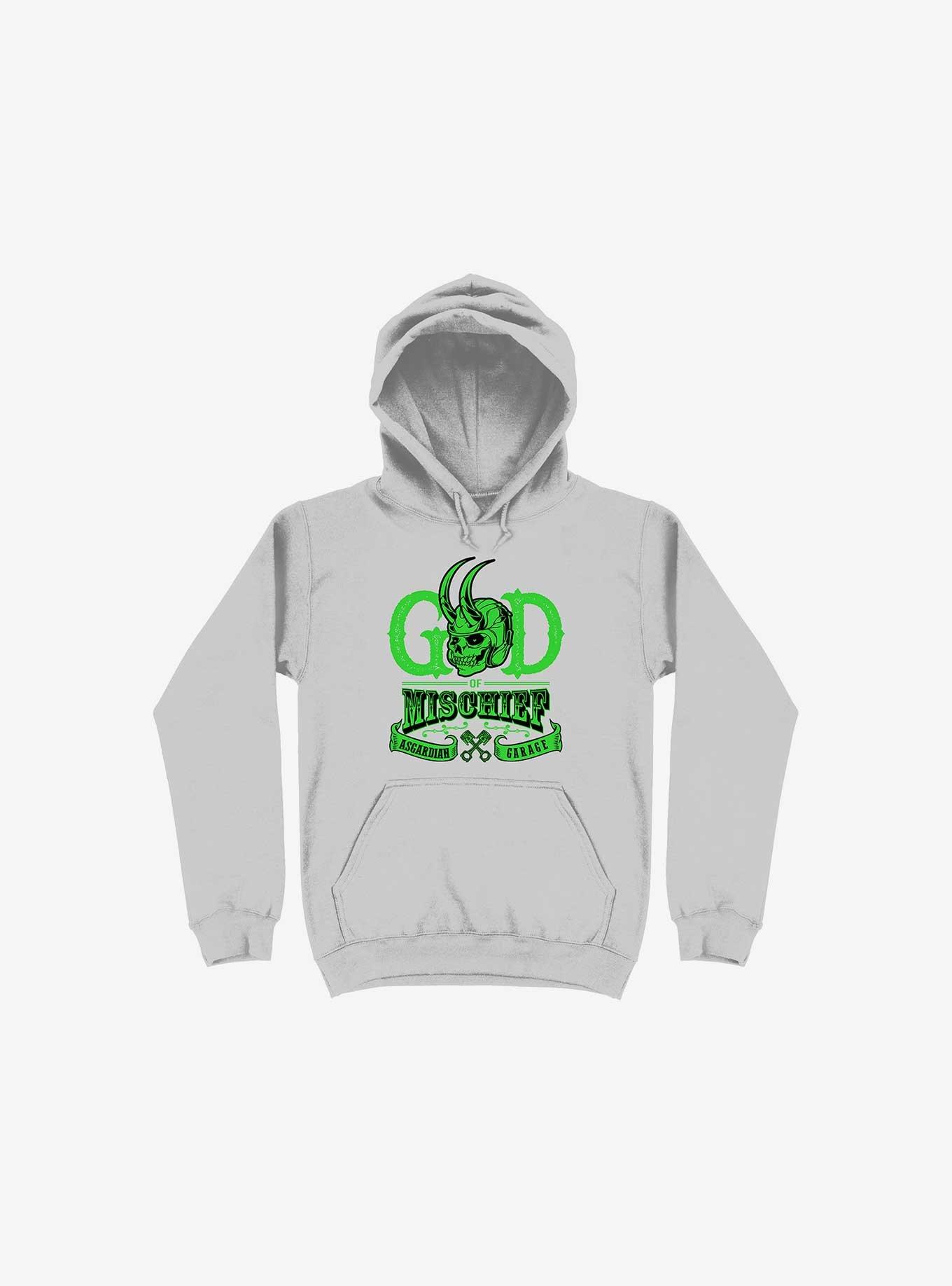 God Of Mischief Hoodie, SILVER, hi-res