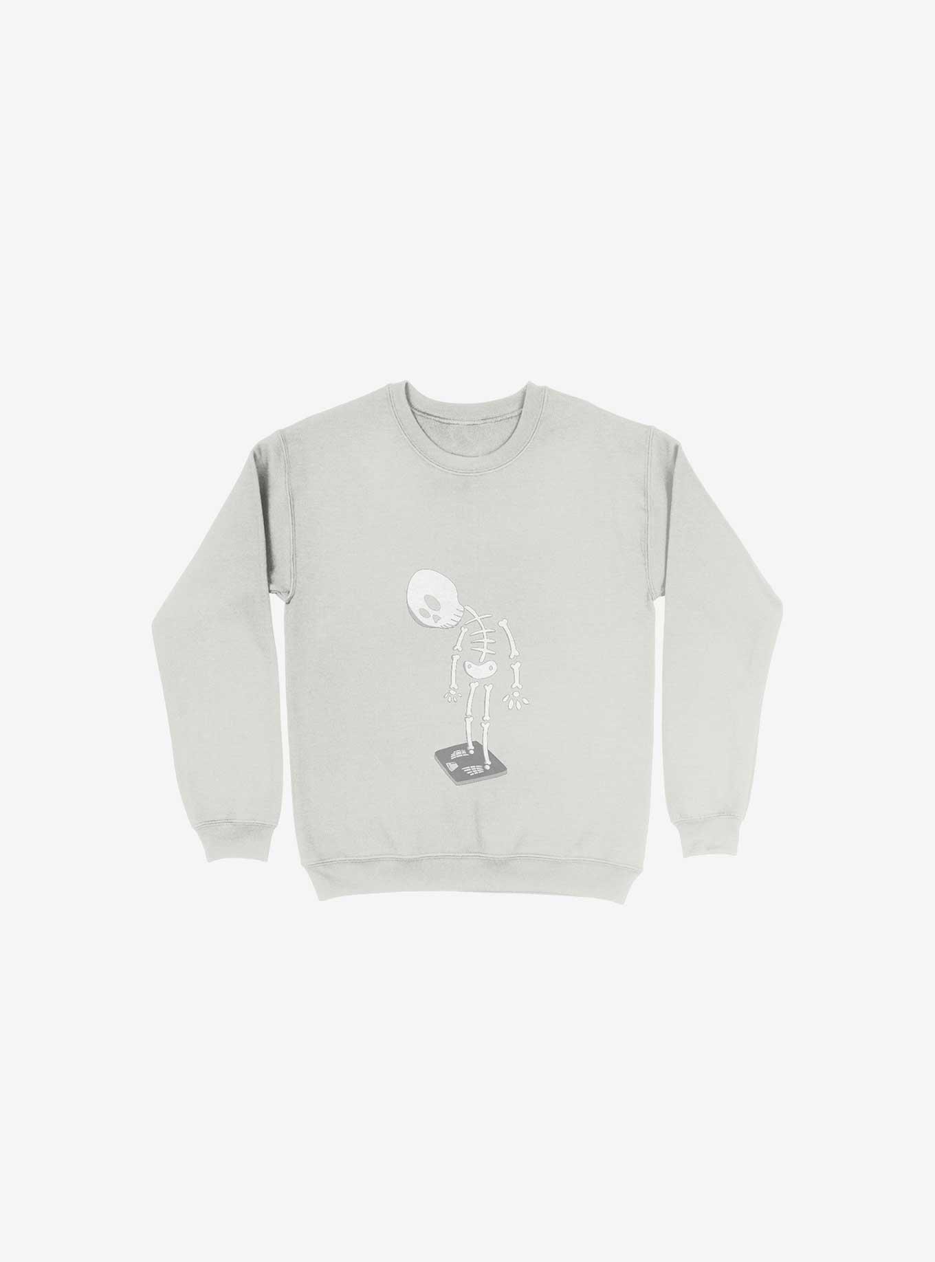 Big-Boned Sweatshirt, WHITE, hi-res