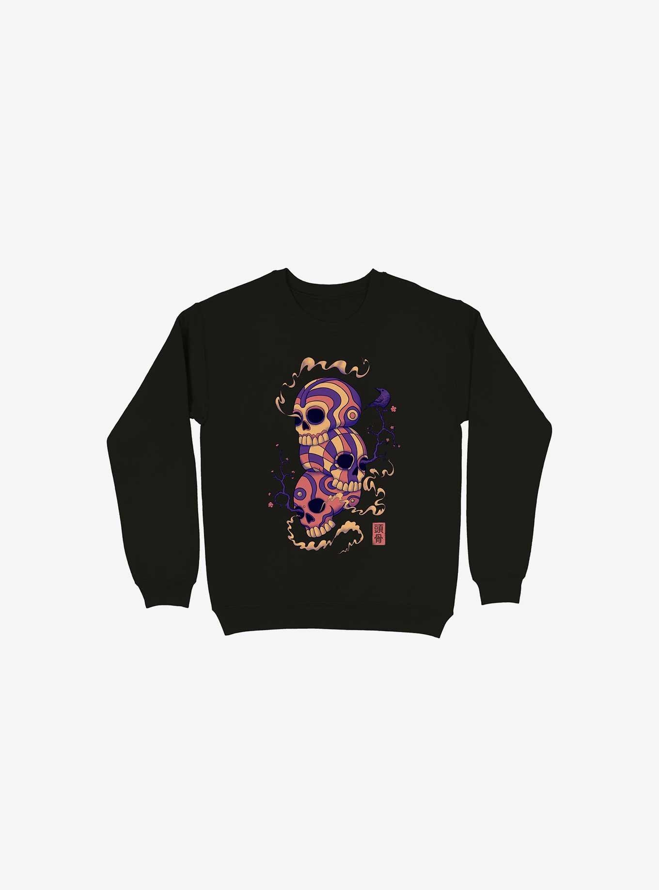 Colorful Skulls Sweatshirt, , hi-res