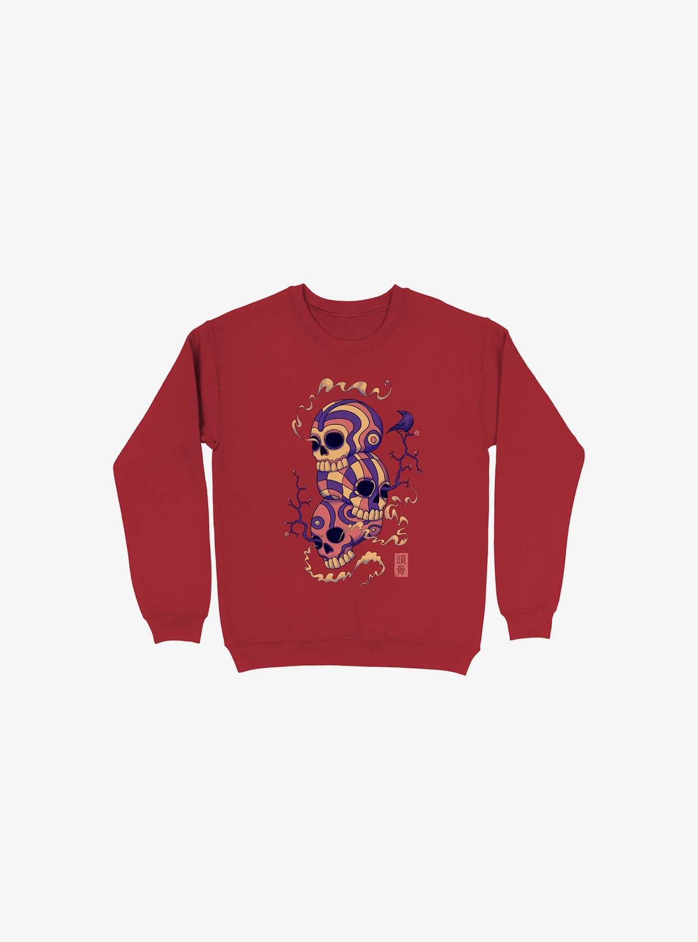 Colorful Skulls Sweatshirt, , hi-res