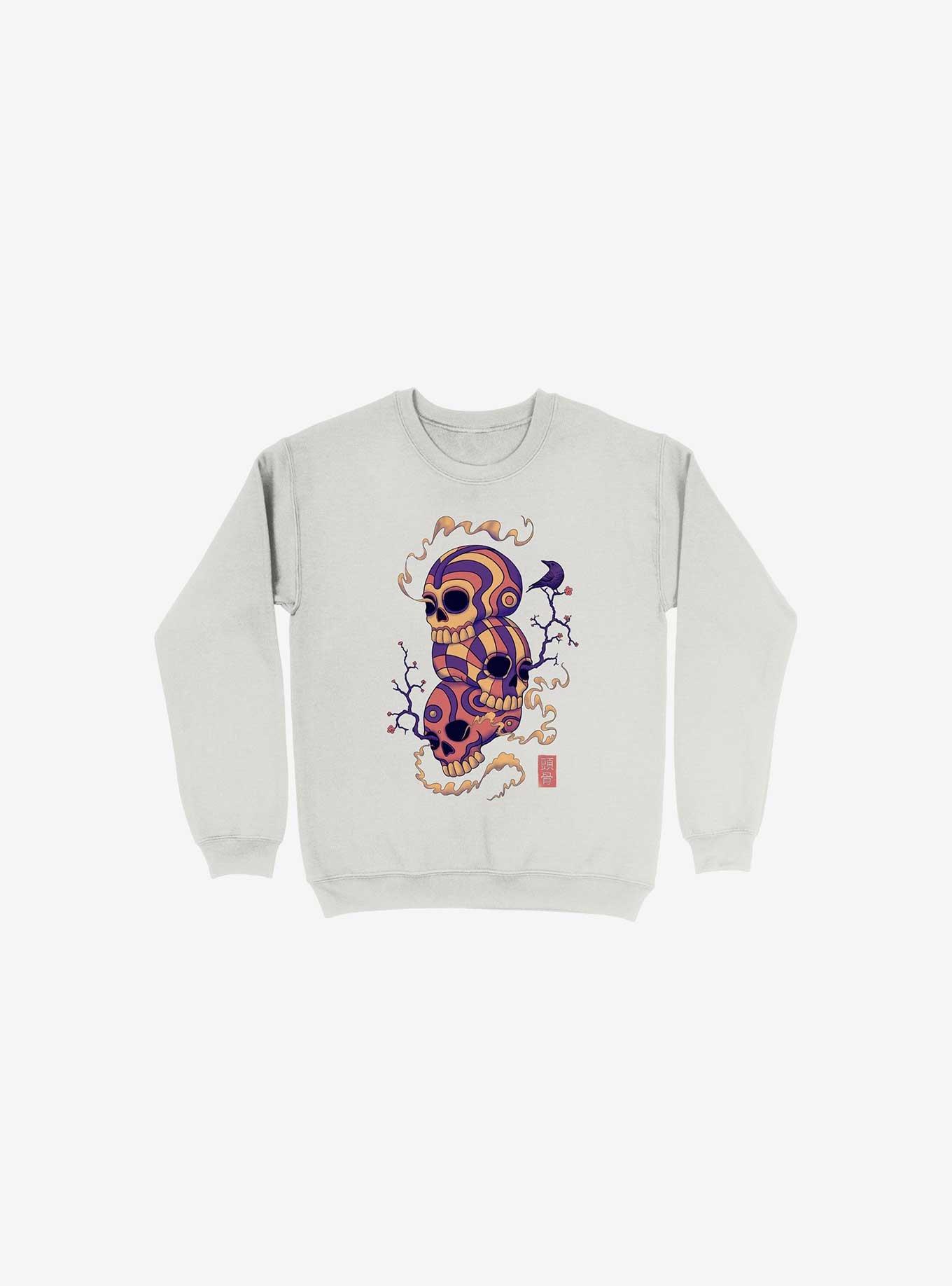 Colorful Skulls Sweatshirt, , hi-res