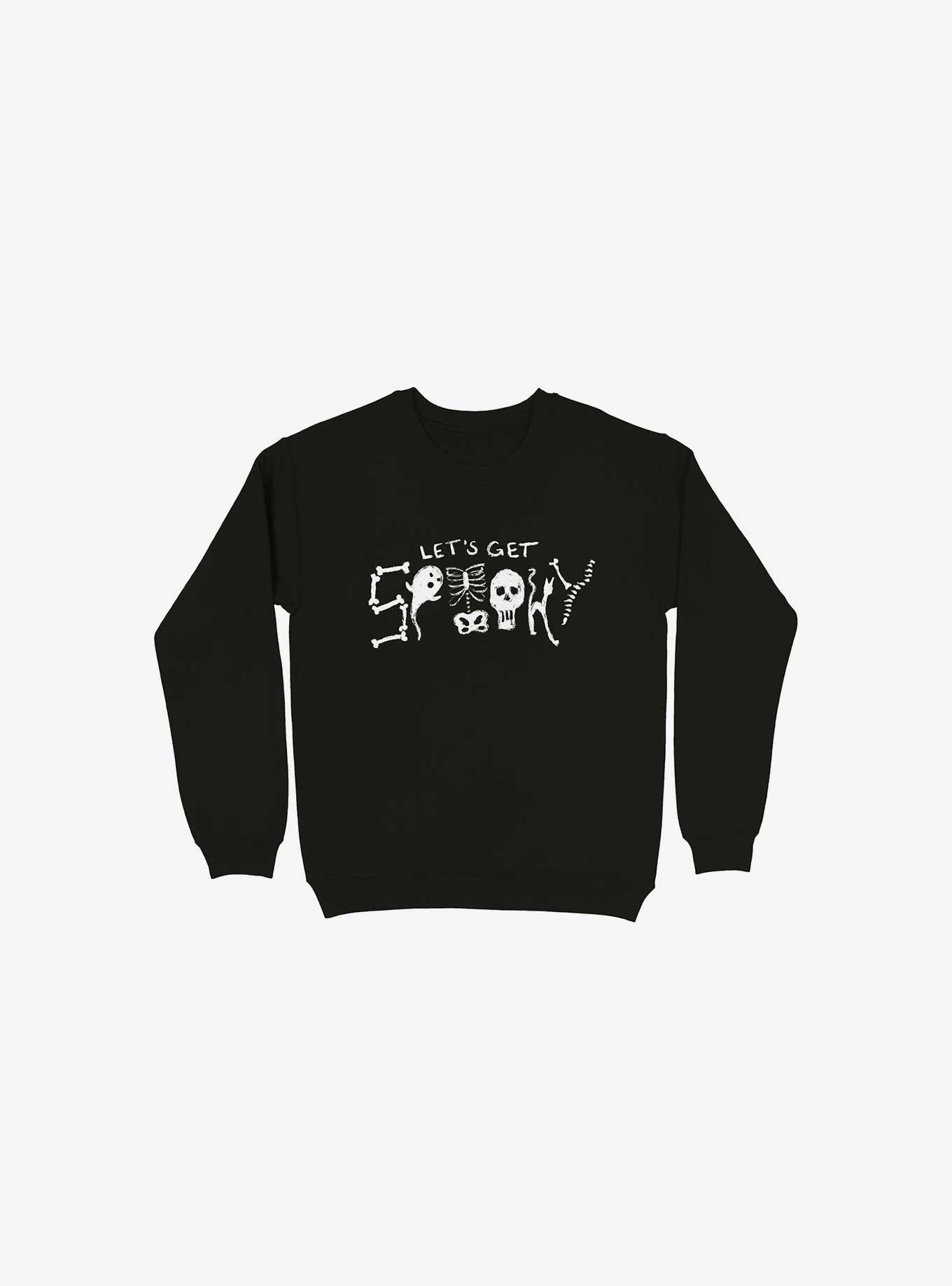 Let's Get Spooky! Sweatshirt, BLACK, hi-res