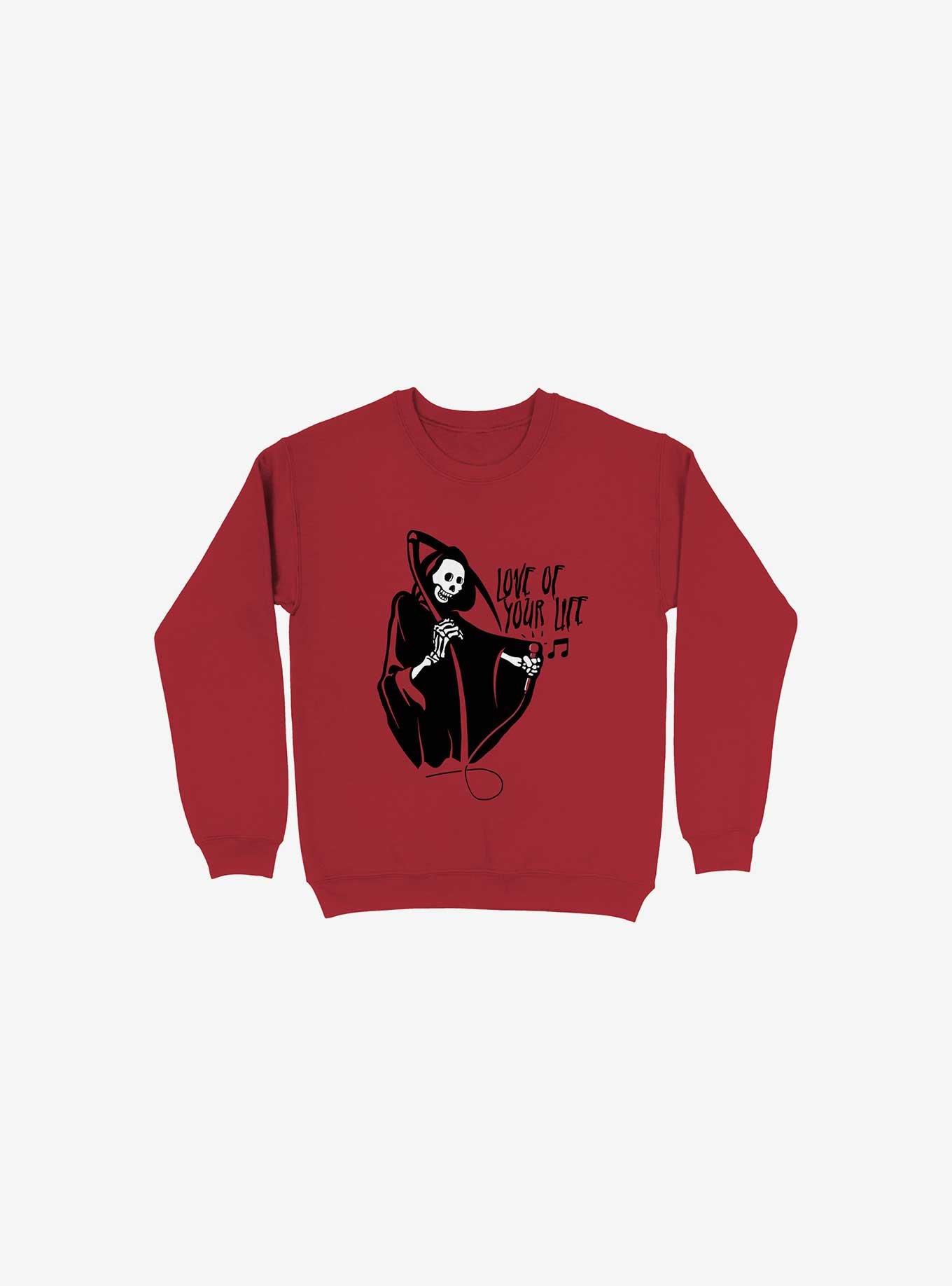 Love Of Your Life Sweatshirt, RED, hi-res