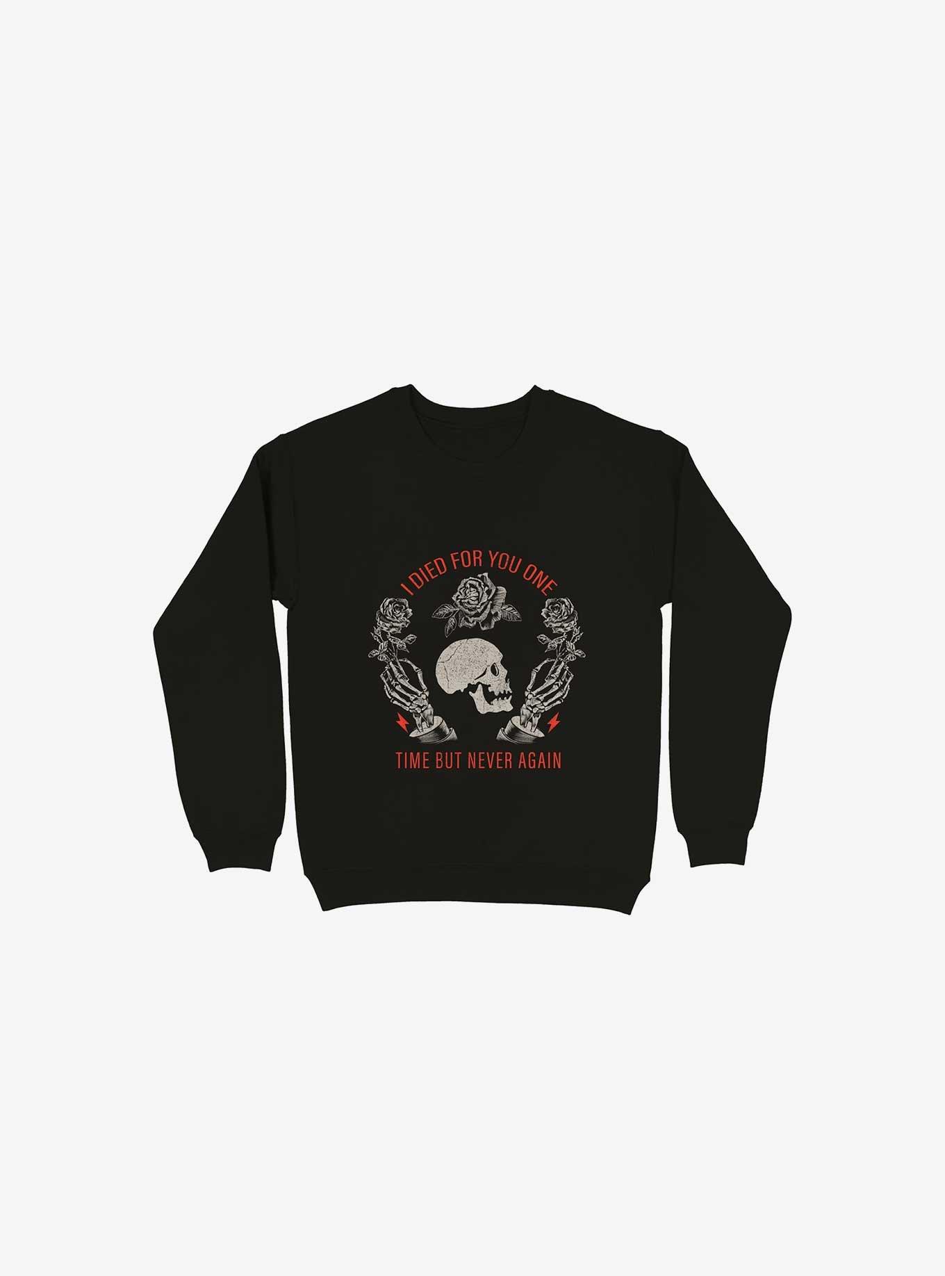 Never Again Sweatshirt, BLACK, hi-res