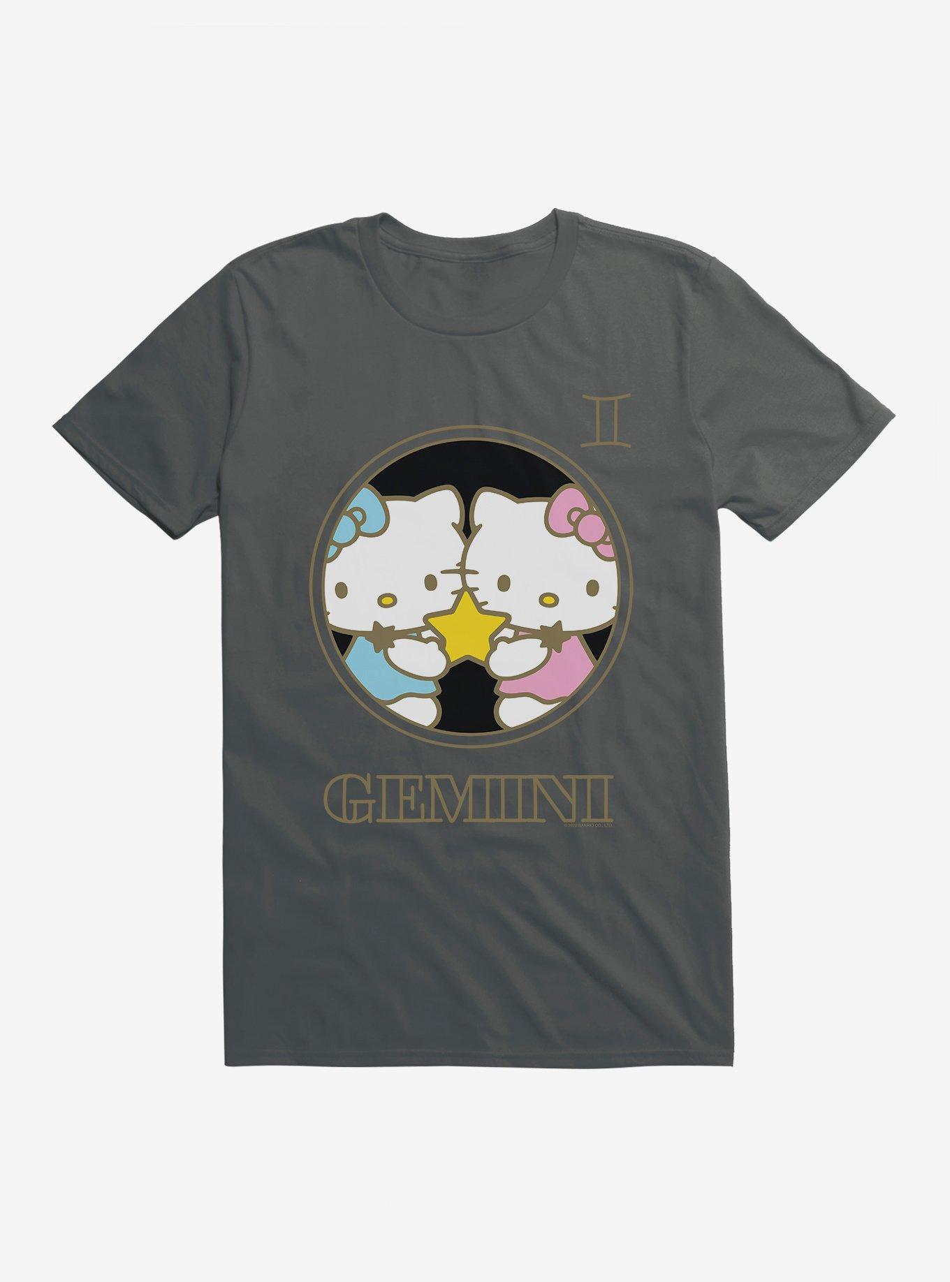 Hello Kitty Star Sign Gemini Stencil T-Shirt, , hi-res