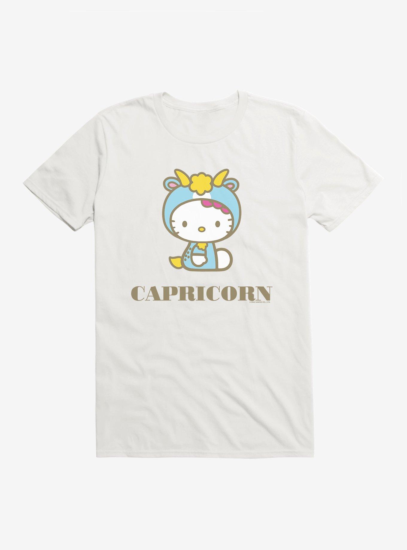 Hello Kitty Star Sign Capricorn T-Shirt, WHITE, hi-res