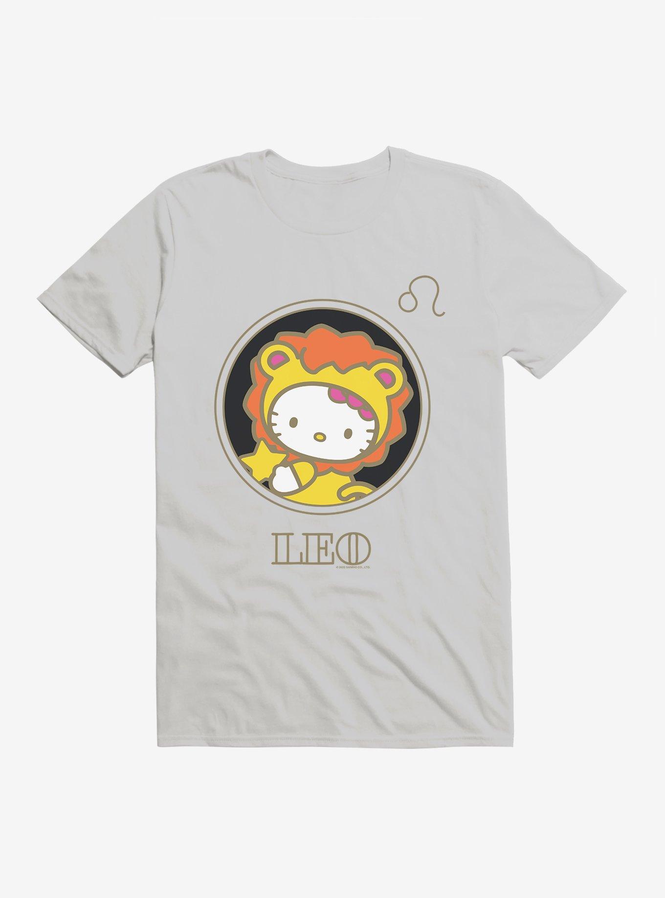 Hello Kitty Star Sign Leo Stencil T-Shirt