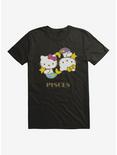 Hello Kitty Star Sign Pisces T-Shirt, BLACK, hi-res