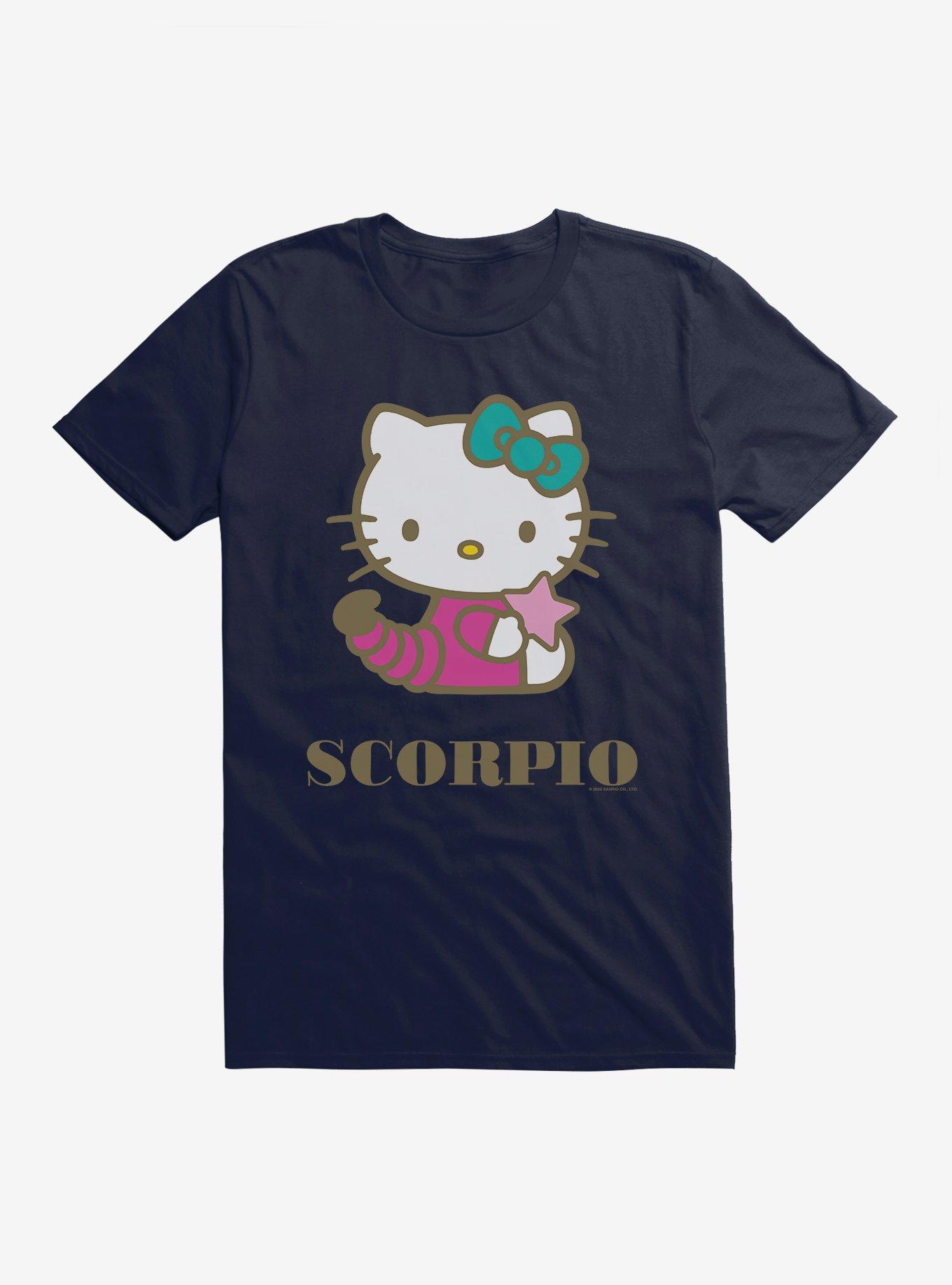 Hello Kitty Star Sign Scorpio T-Shirt, NAVY, hi-res