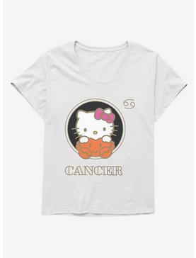 Hello Kitty Star Sign Cancer Stencil Girls T-Shirt Plus Size, , hi-res
