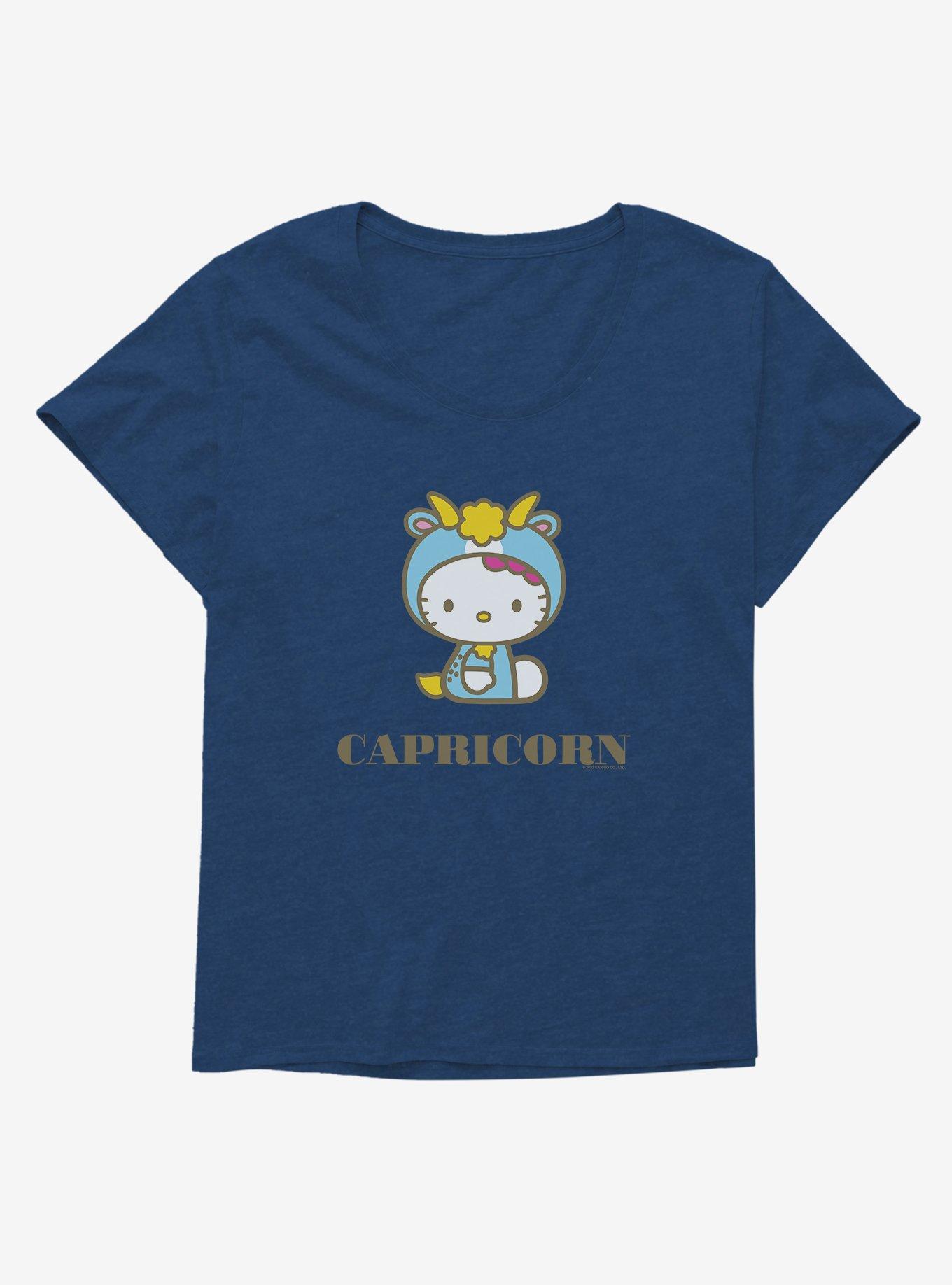 Hello Kitty Star Sign Capricorn Girls T-Shirt Plus