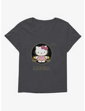 Hello Kitty Star Sign Libra Stencil Girls T-Shirt Plus Size, , hi-res