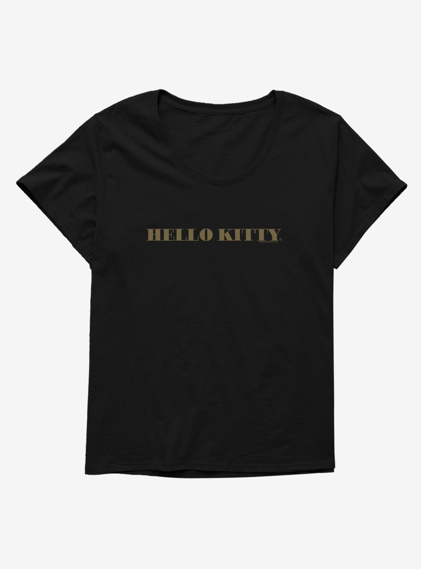 Hello Kitty Star Sign Logo Girls T-Shirt Plus Size, , hi-res